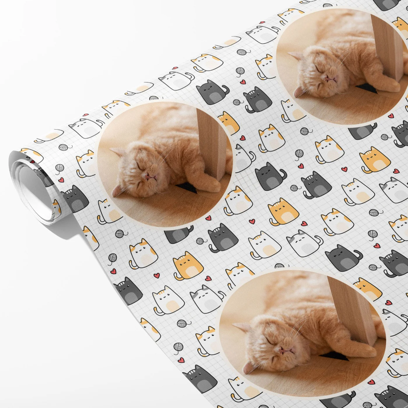 Cat Photo Wrapping Paper - Image 2