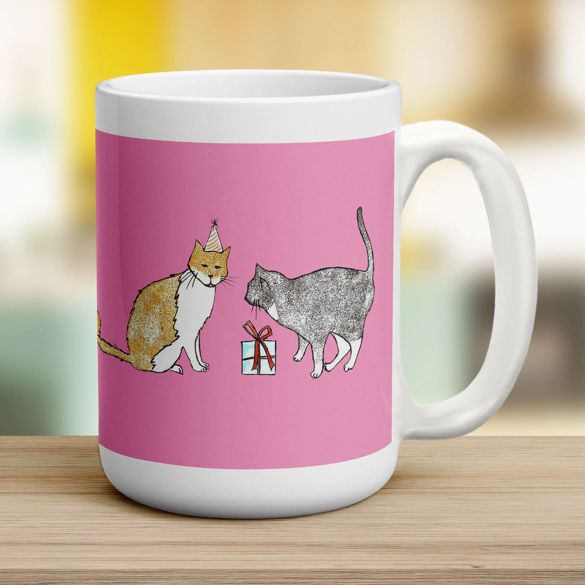Cat Present Mug by Hannah Mansfield - Image 11