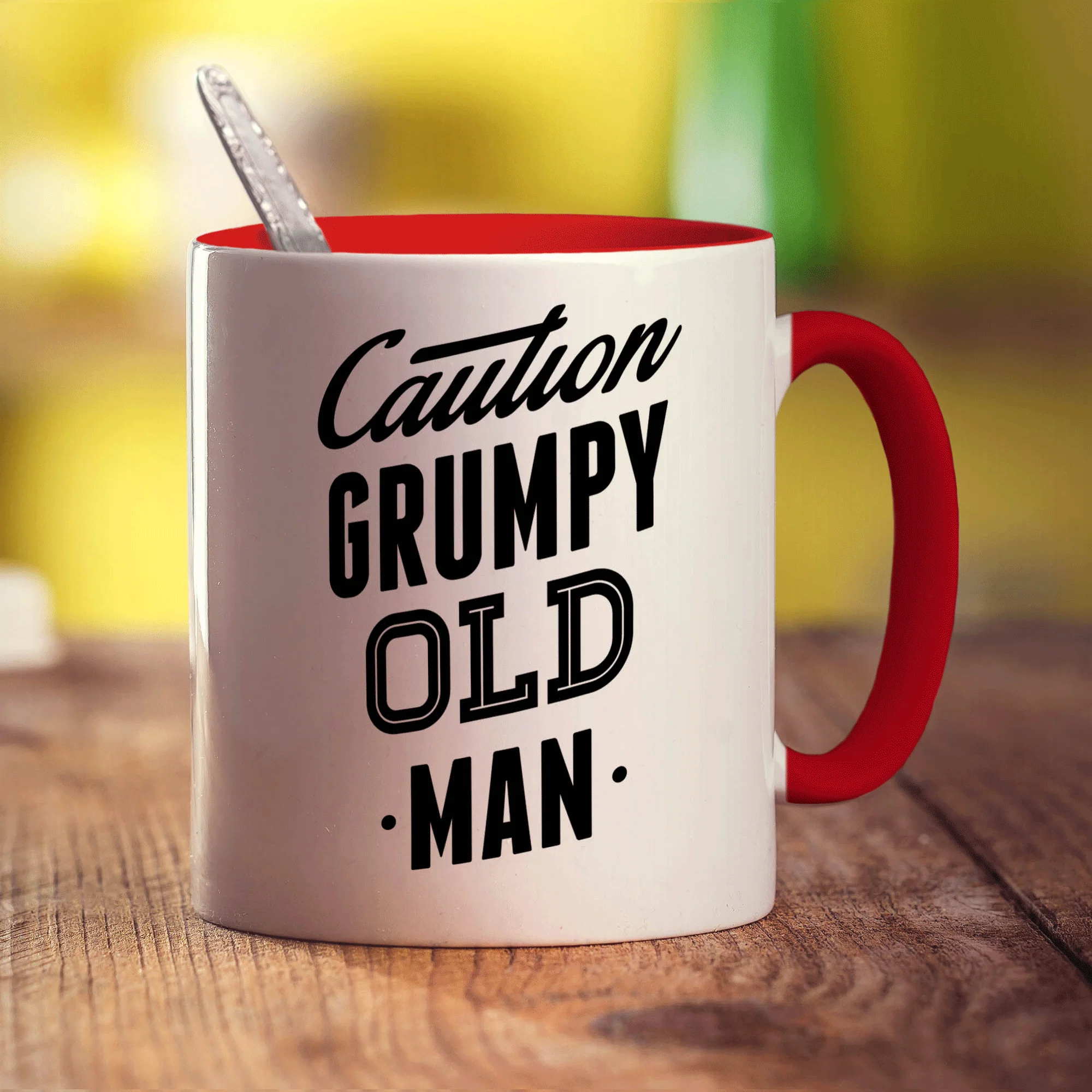 Caution Grumpy Old Man Mug - Image 11