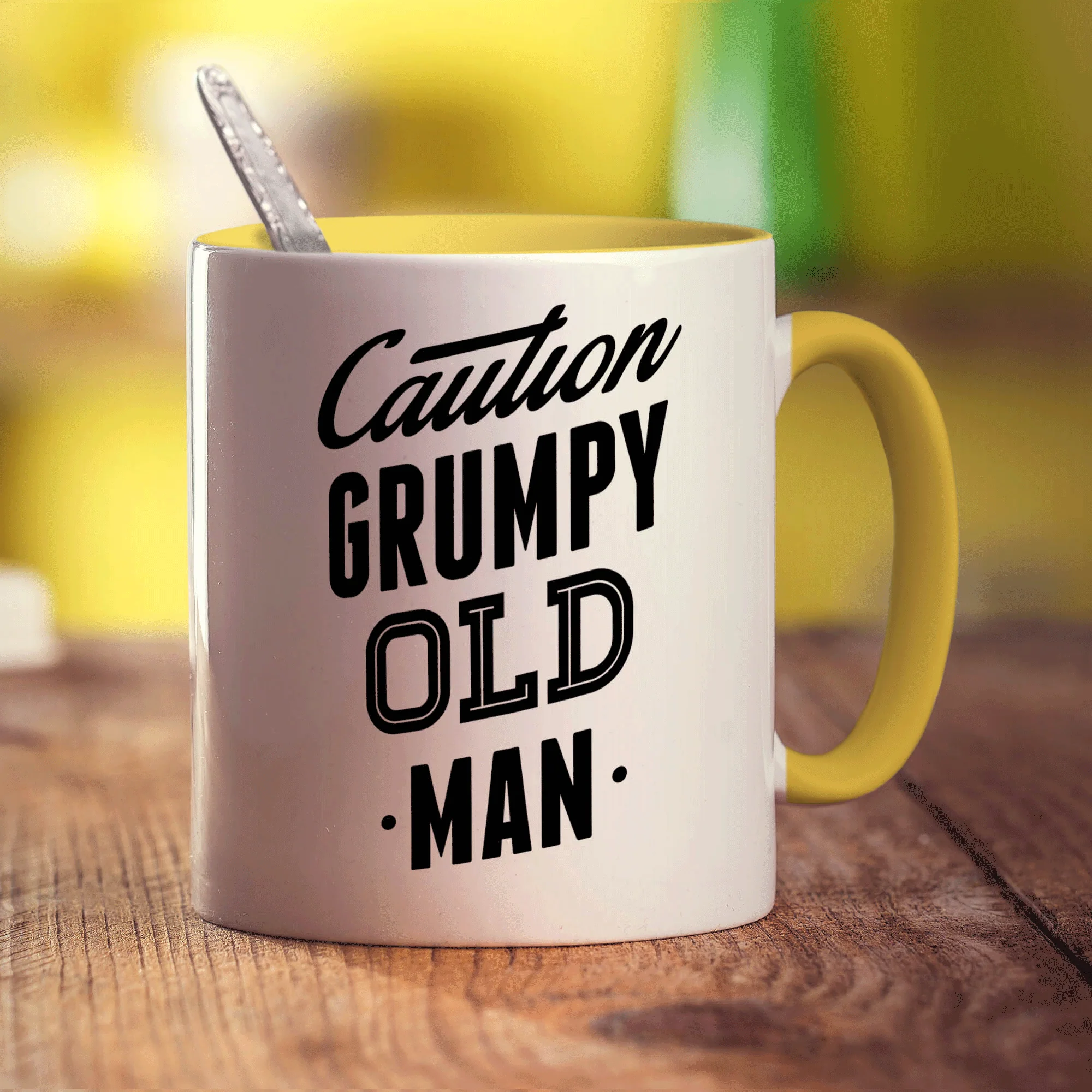 Caution Grumpy Old Man Mug - Image 5