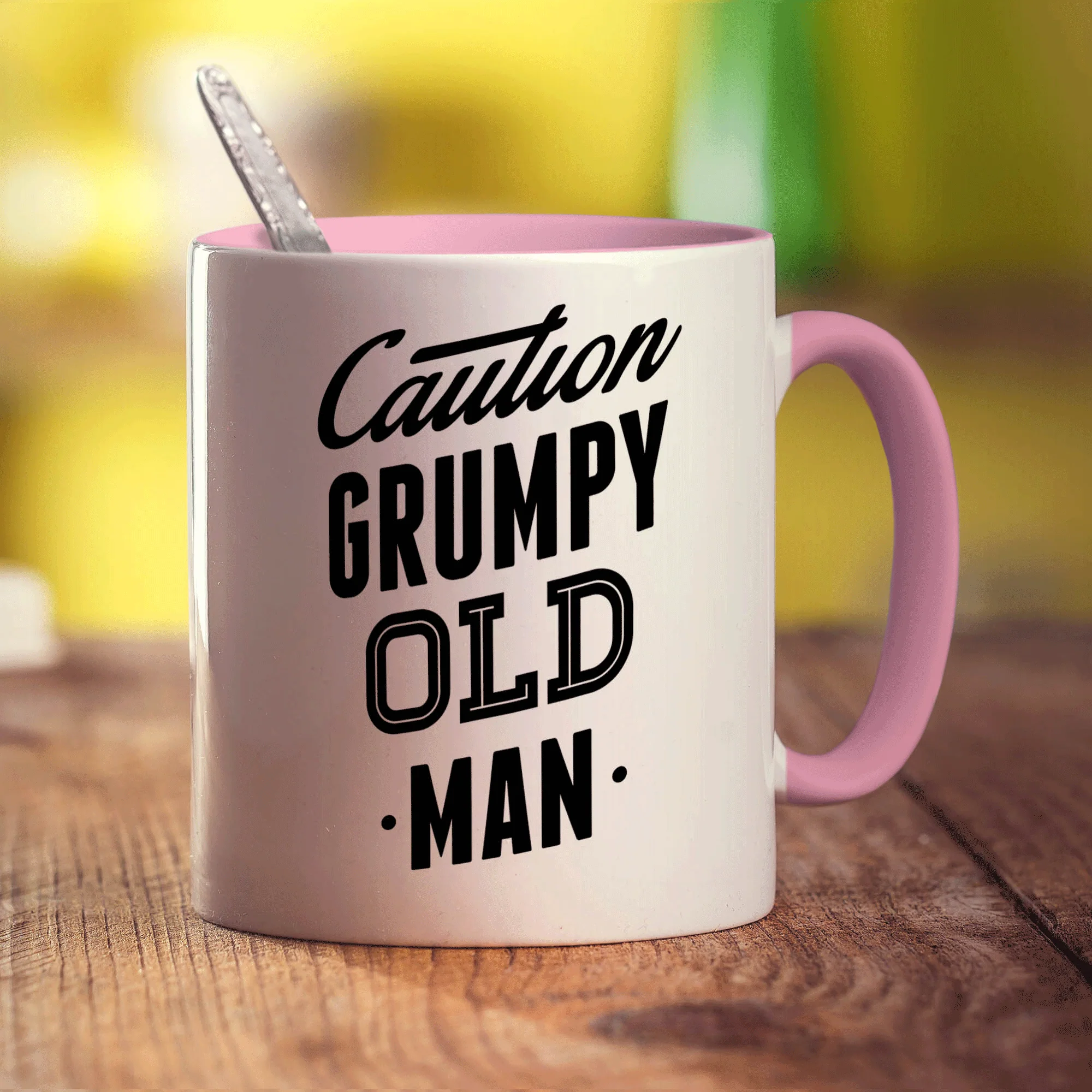 Caution Grumpy Old Man Mug - Image 9