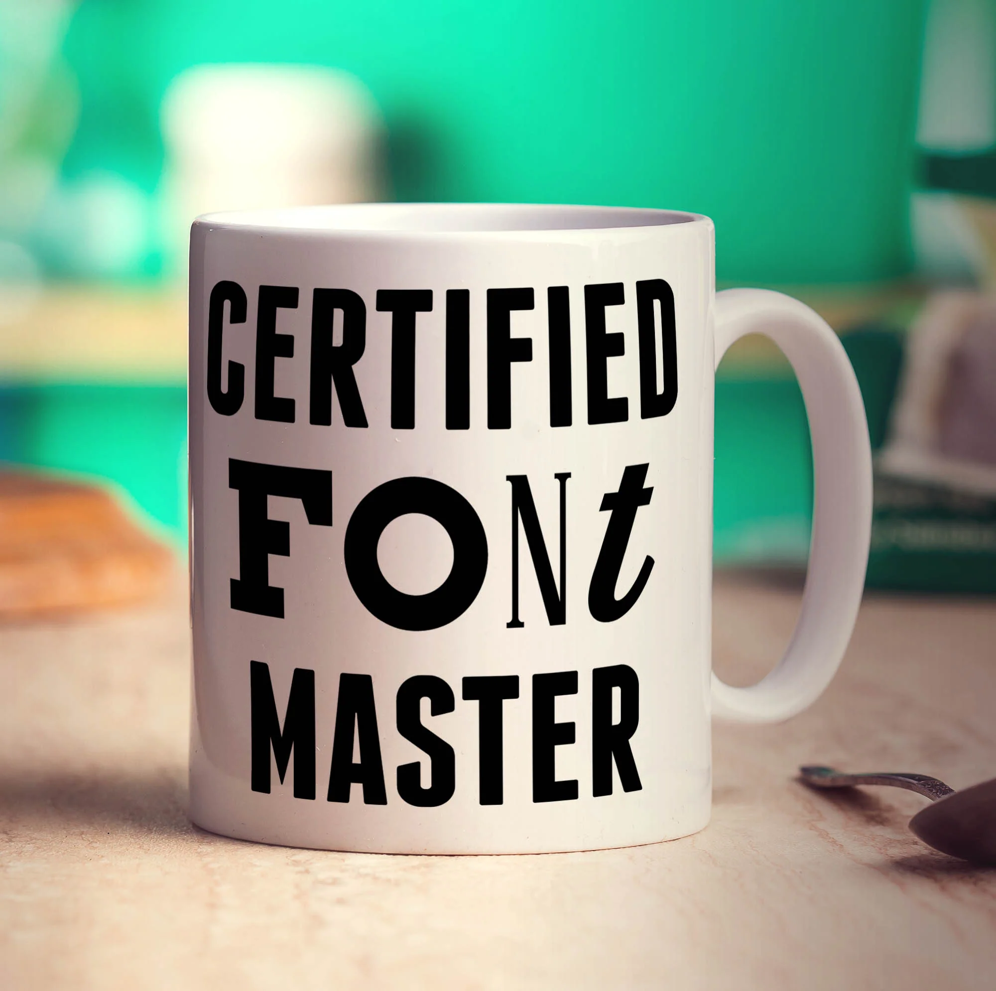 Certified Font Master Mug - Image 3