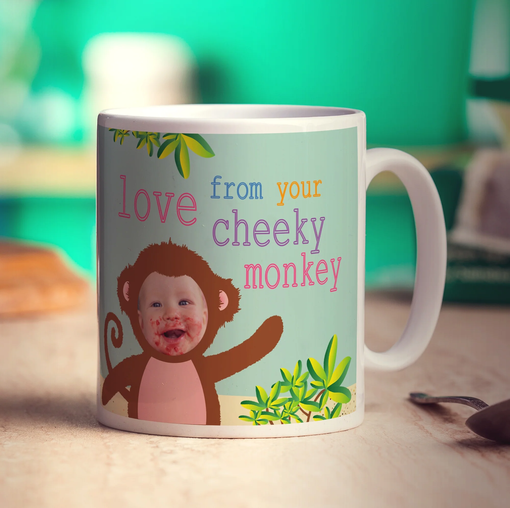 Cheeky Monkey Photo Mug - Image 2