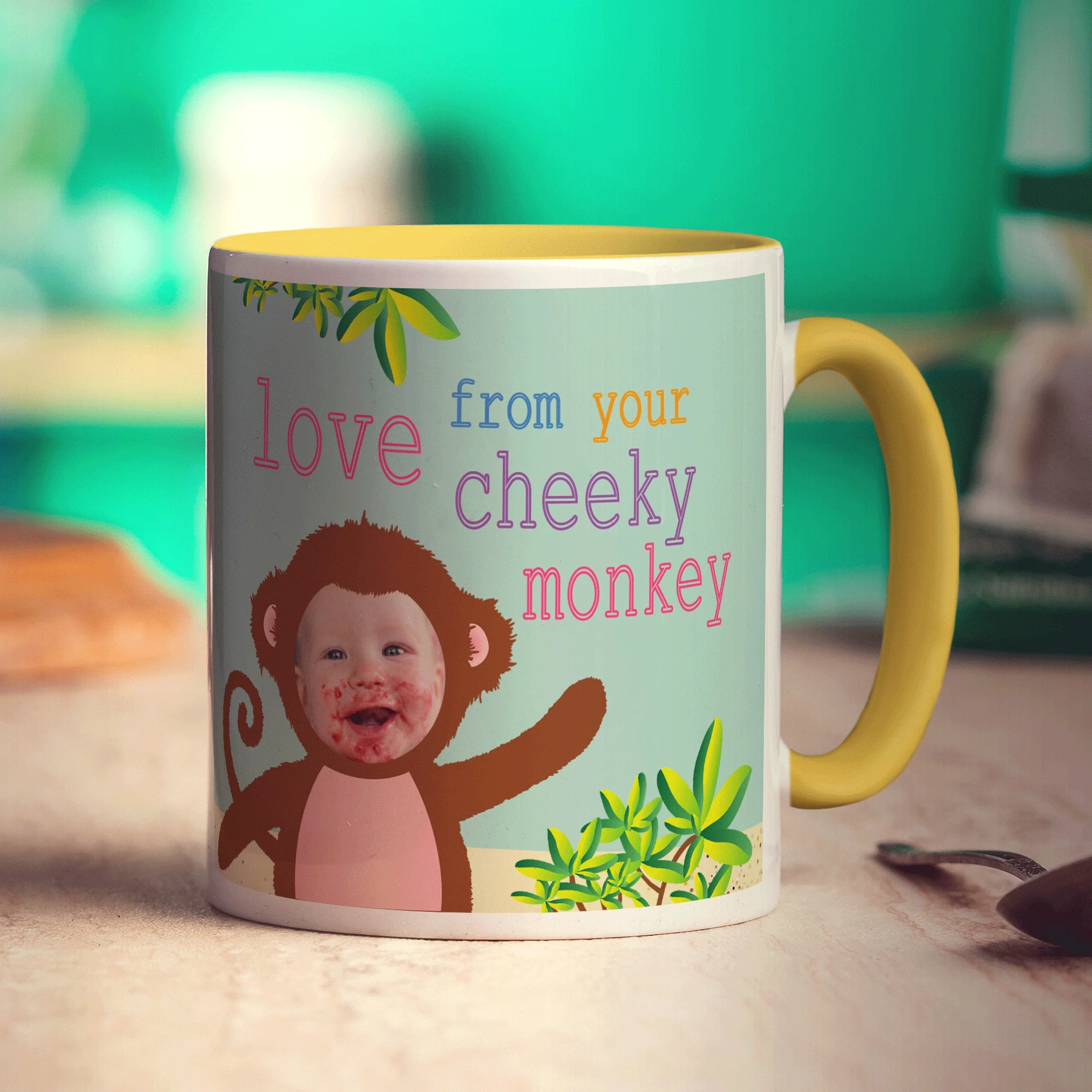 Cheeky Monkey Photo Mug - Image 3