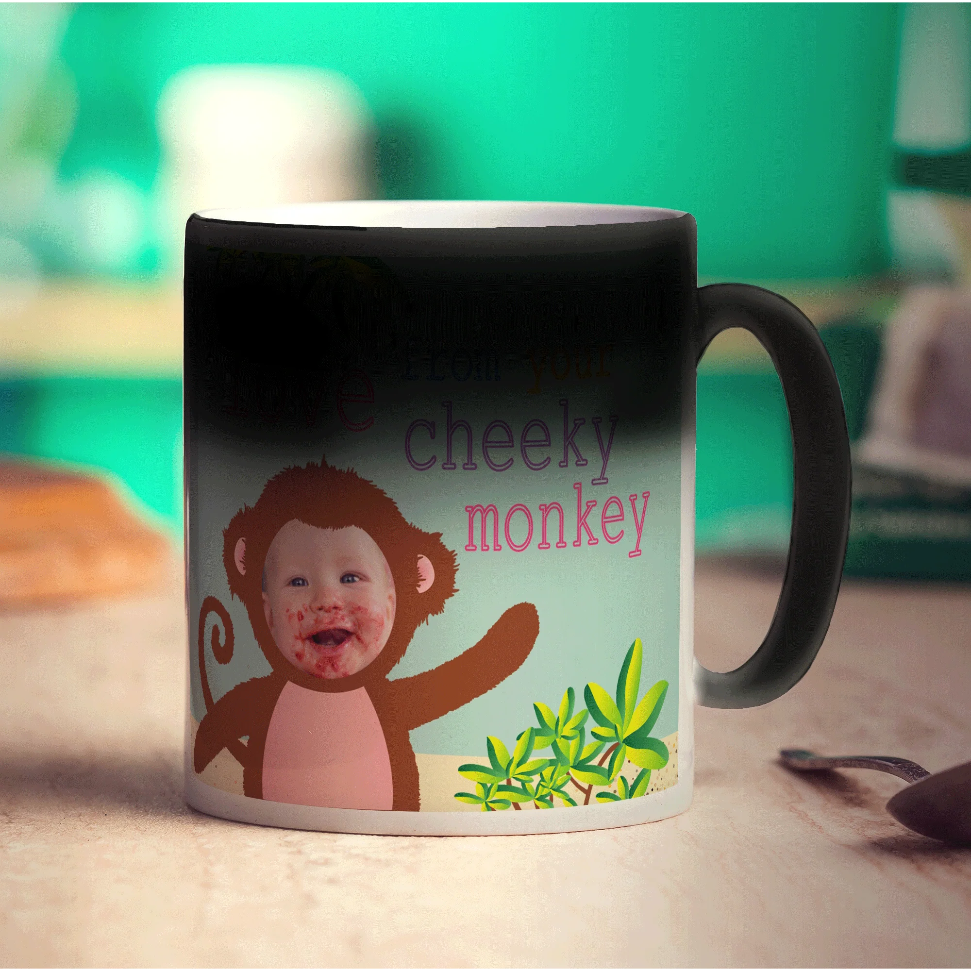 Cheeky Monkey Photo Mug - Image 4