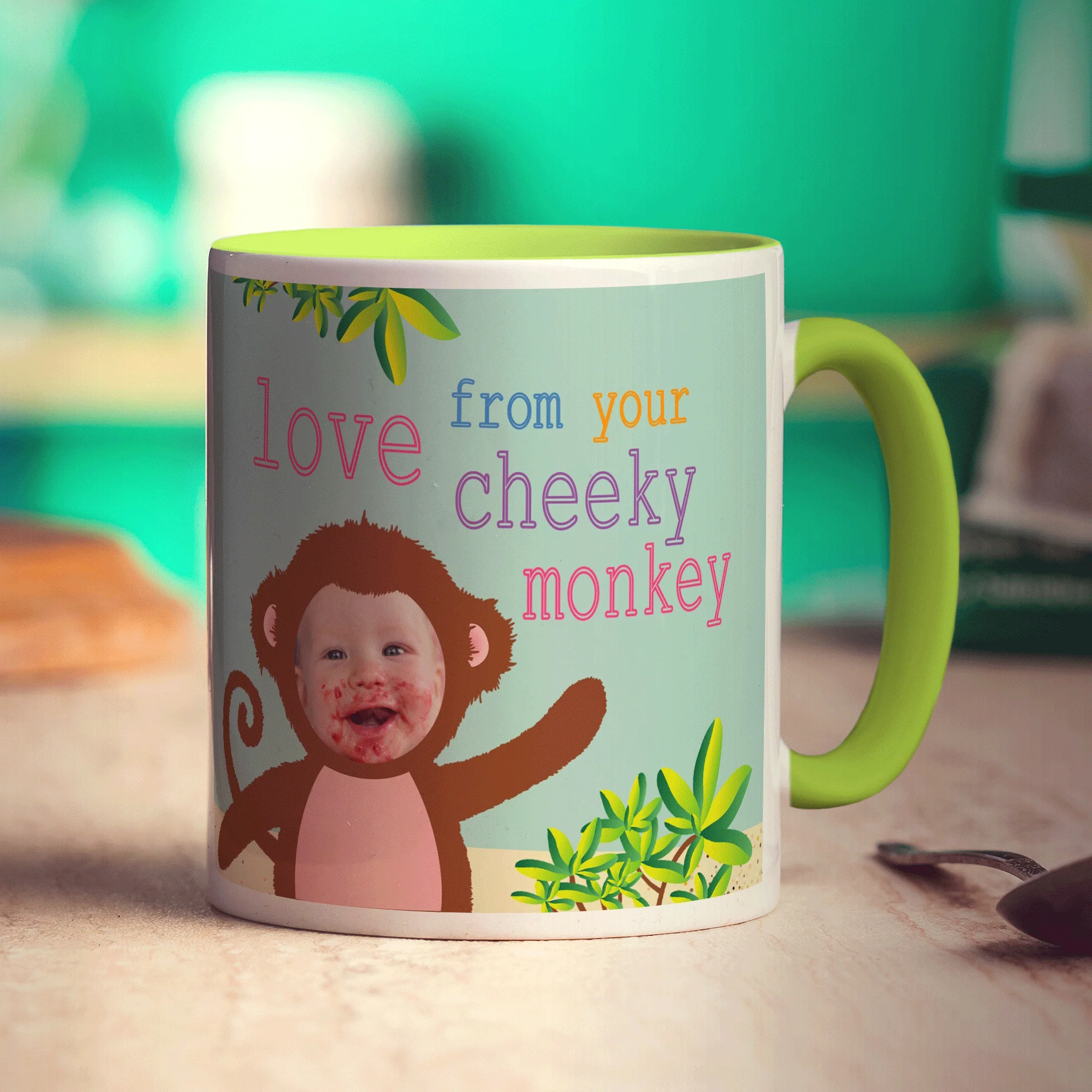 Cheeky Monkey Photo Mug - Image 5
