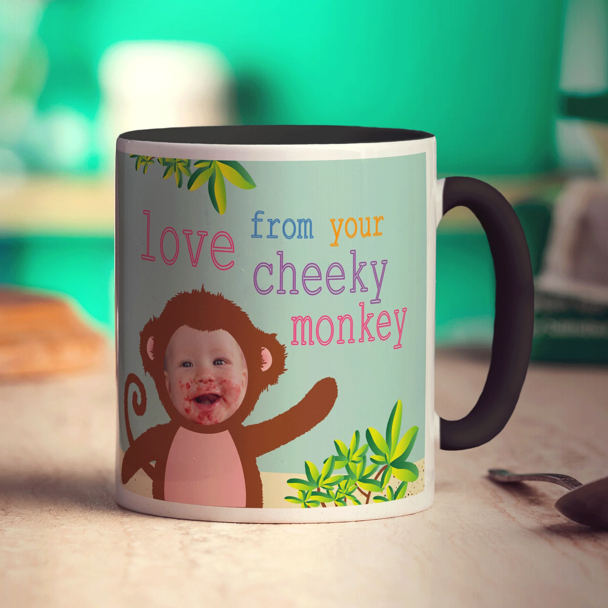 Cheeky Monkey Photo Mug - Image 8