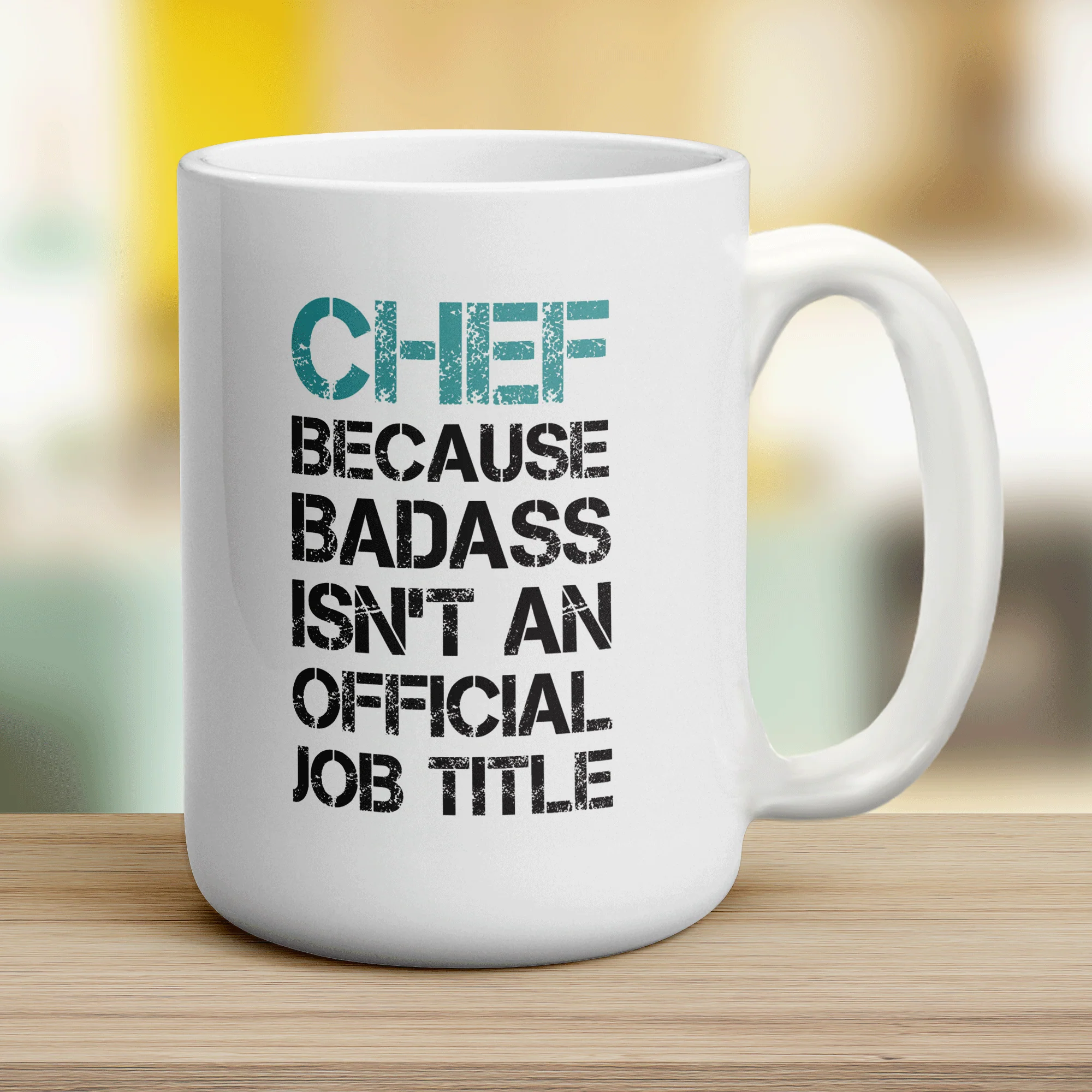 Chef Because Badass Isn't an Official Title Mug - Image 12