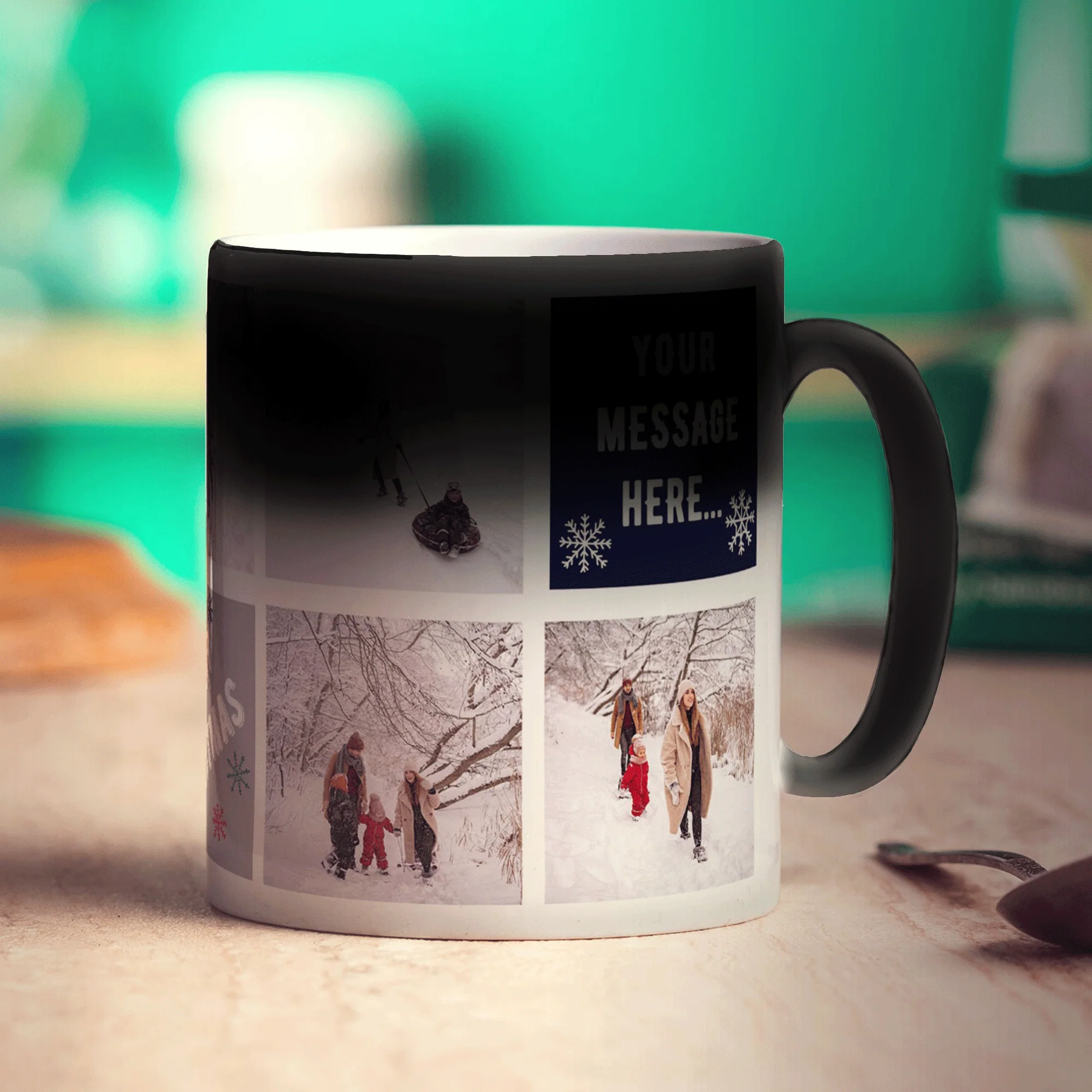 Christmas Collage Mug with 7 Photos - Image 8