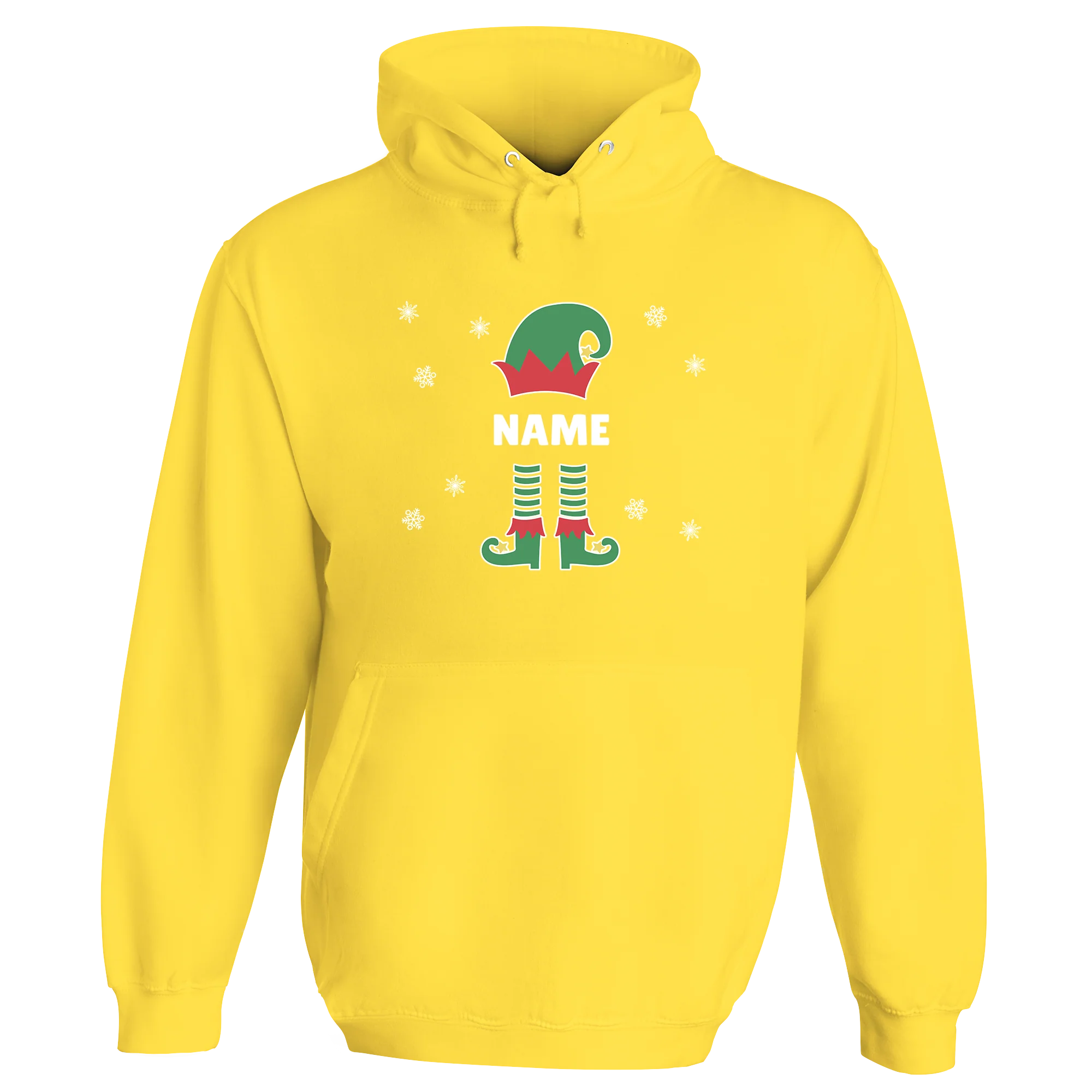 Christmas Elf Name Personalised Hoodie - Image 14