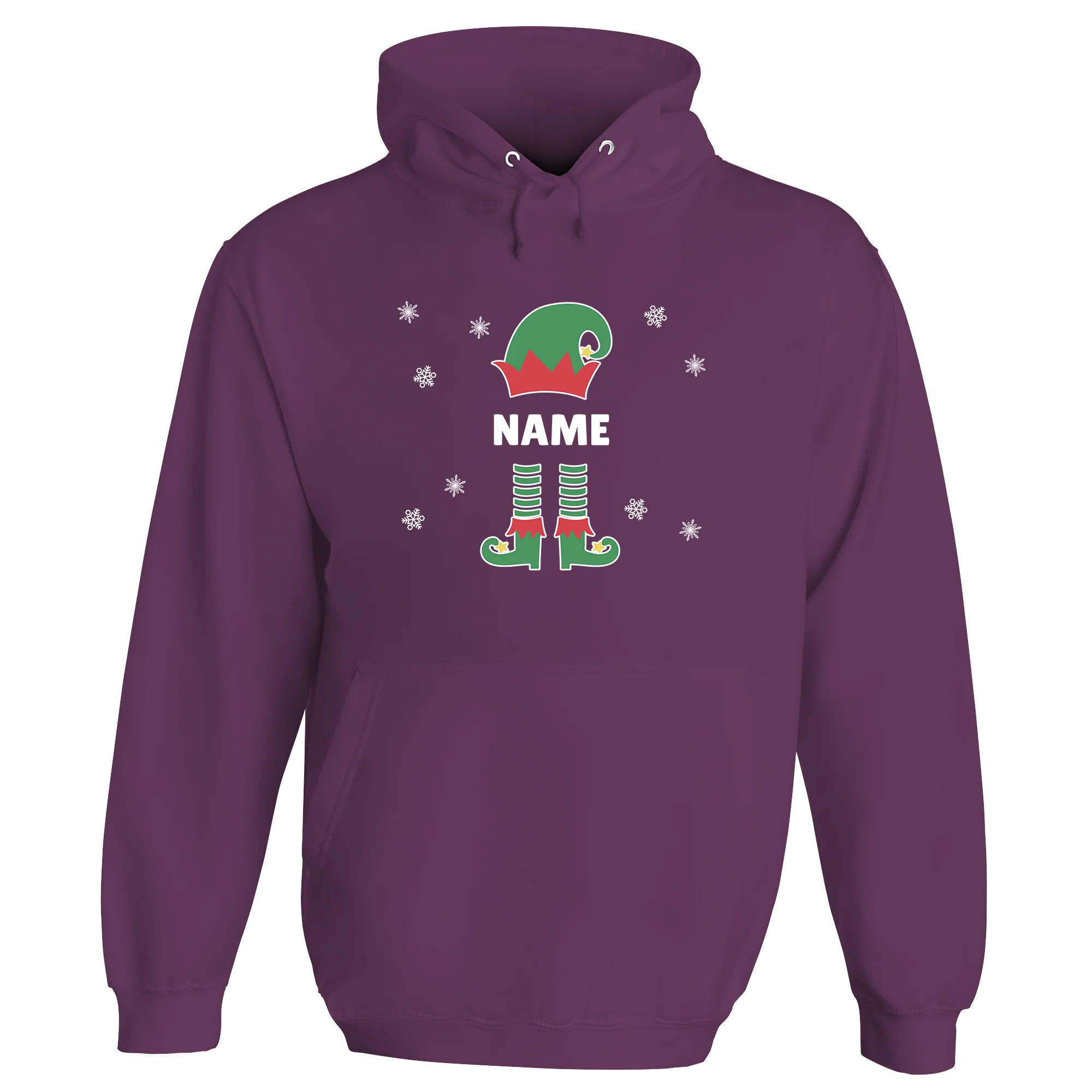 Christmas Elf Name Personalised Hoodie - Image 4