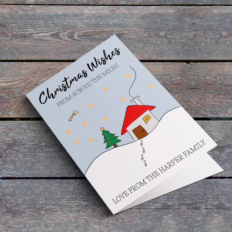 Christmas From Across The Miles Card - Image 2