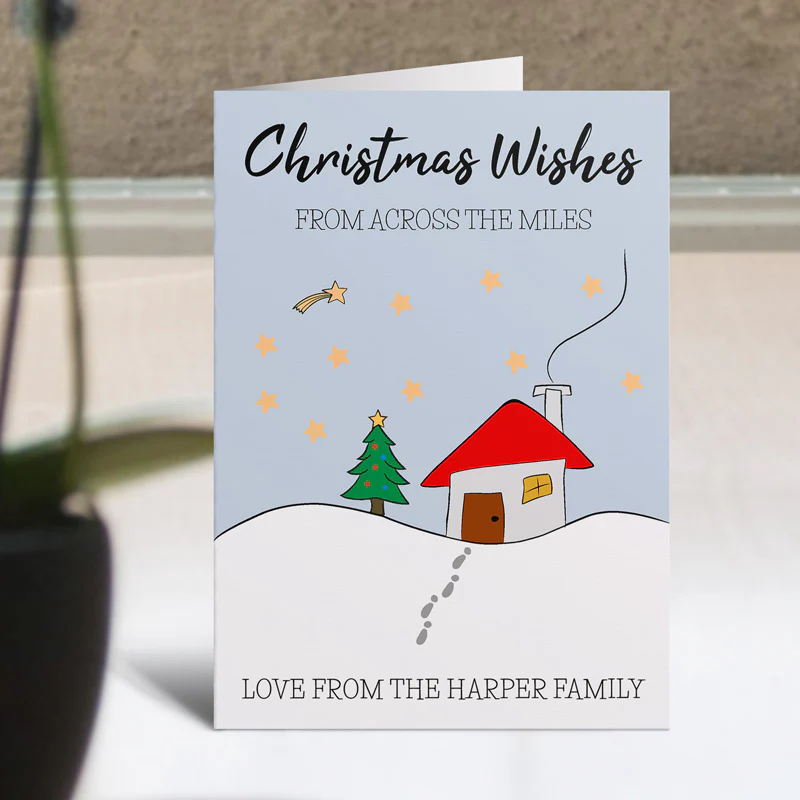 Christmas From Across The Miles Card - Image 3