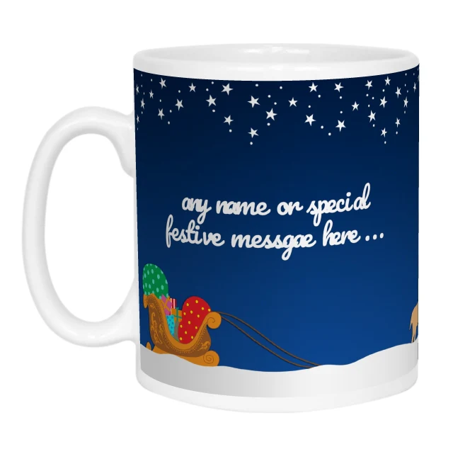 Christmas Night Photo & Message Mug - Image 5