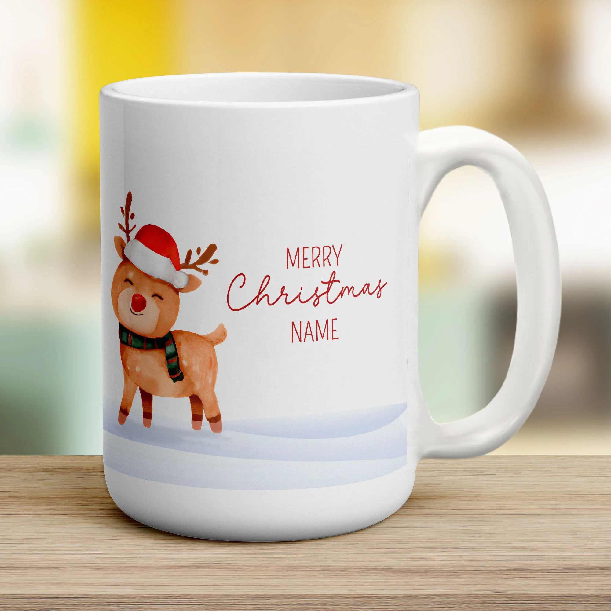 Christmas Reindeer Name Mug - Image 11