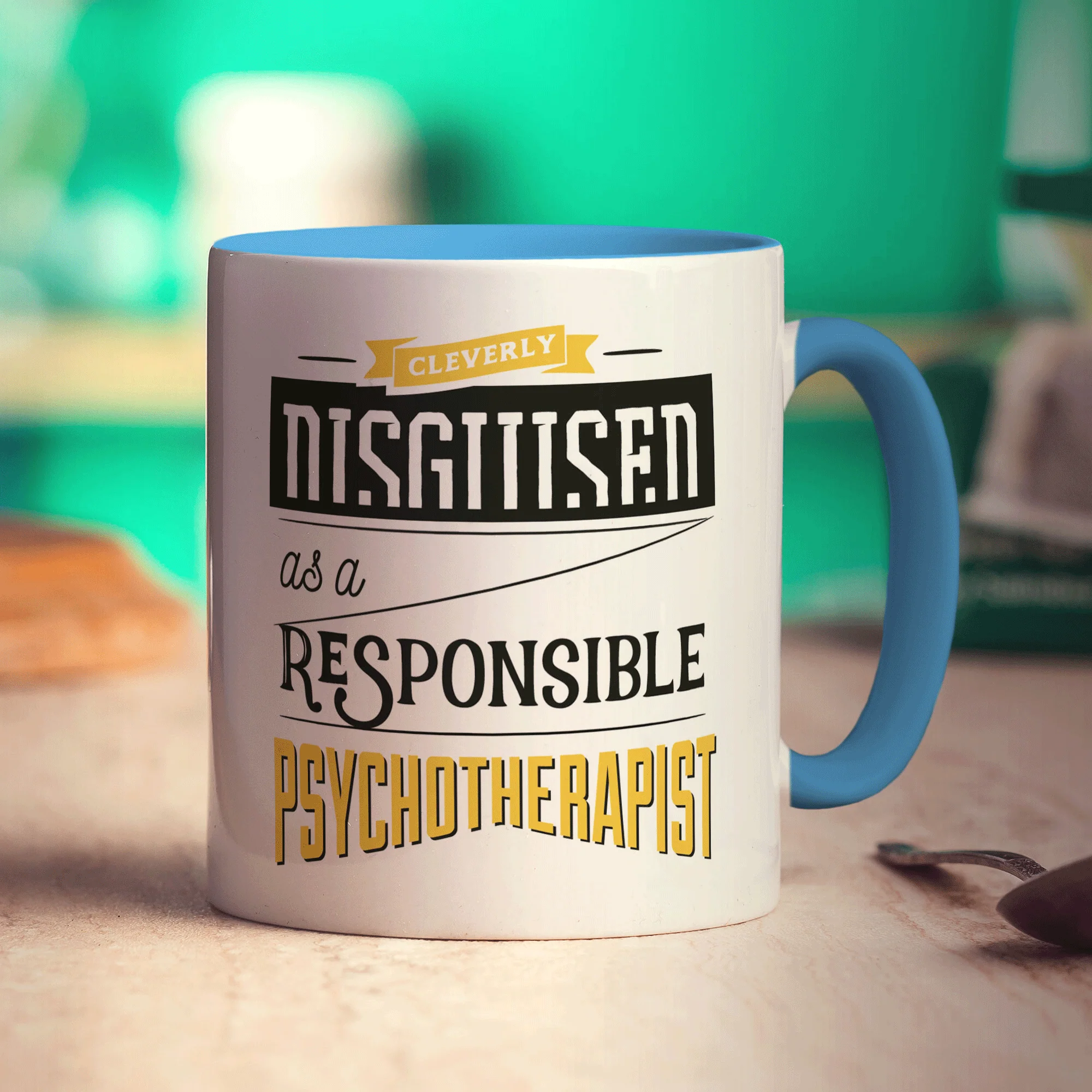 Cleverly Disguised as a Responsible Psychotherapist Mug - Image 8