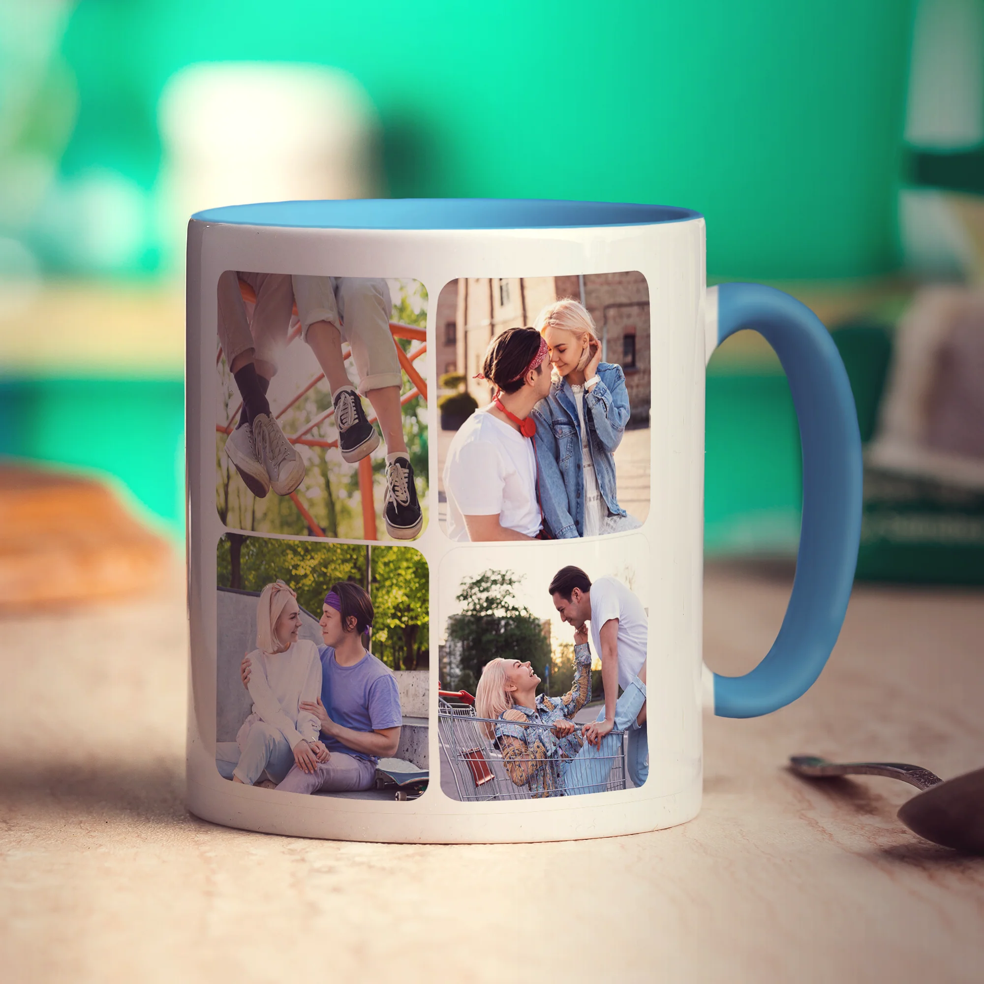Collage Mug with 8 Photos - Image 4