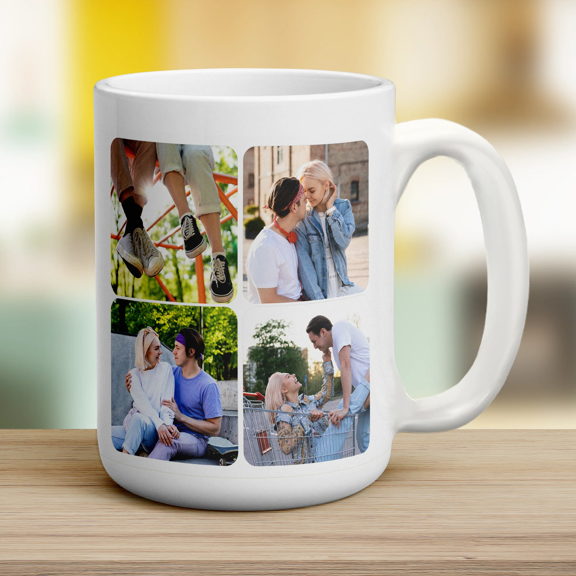 Collage Mug with 8 Photos - Image 5