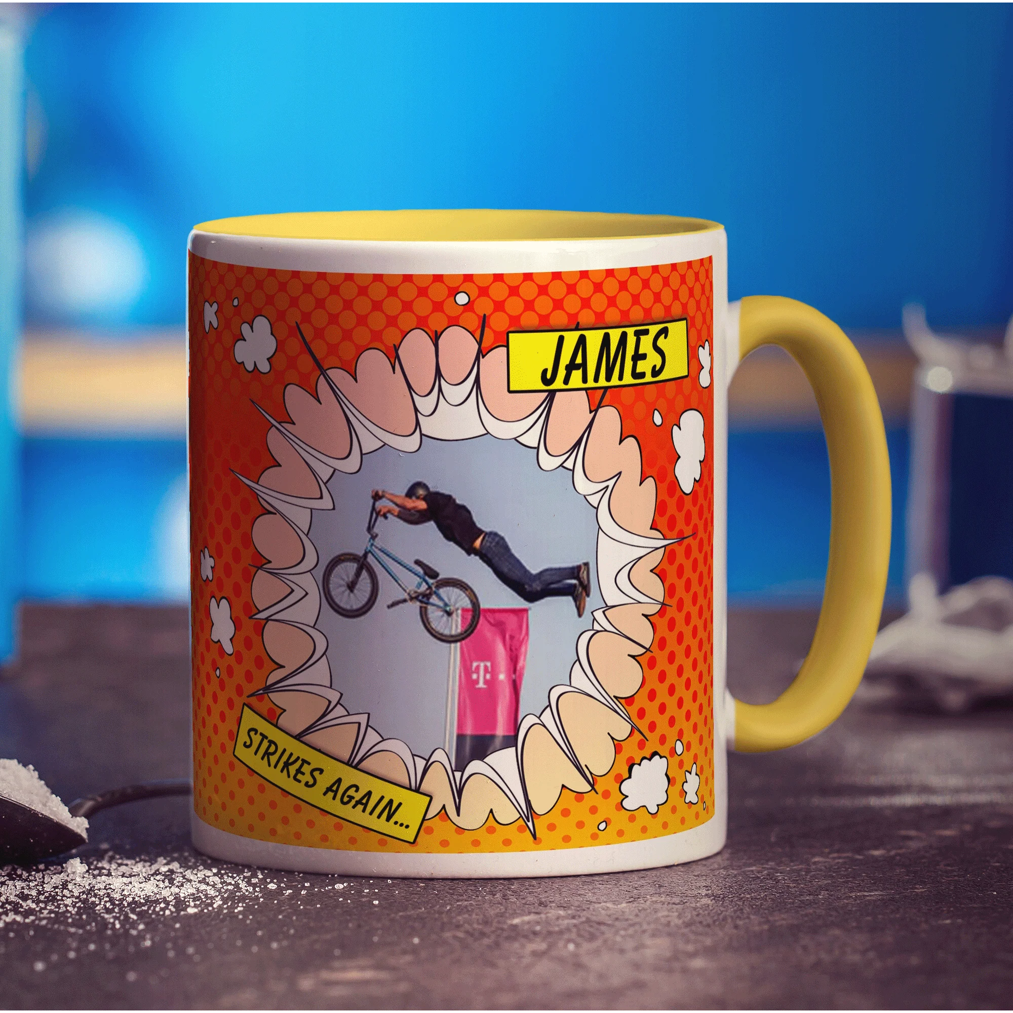 Comic Book Style Novelty Mug - Image 2