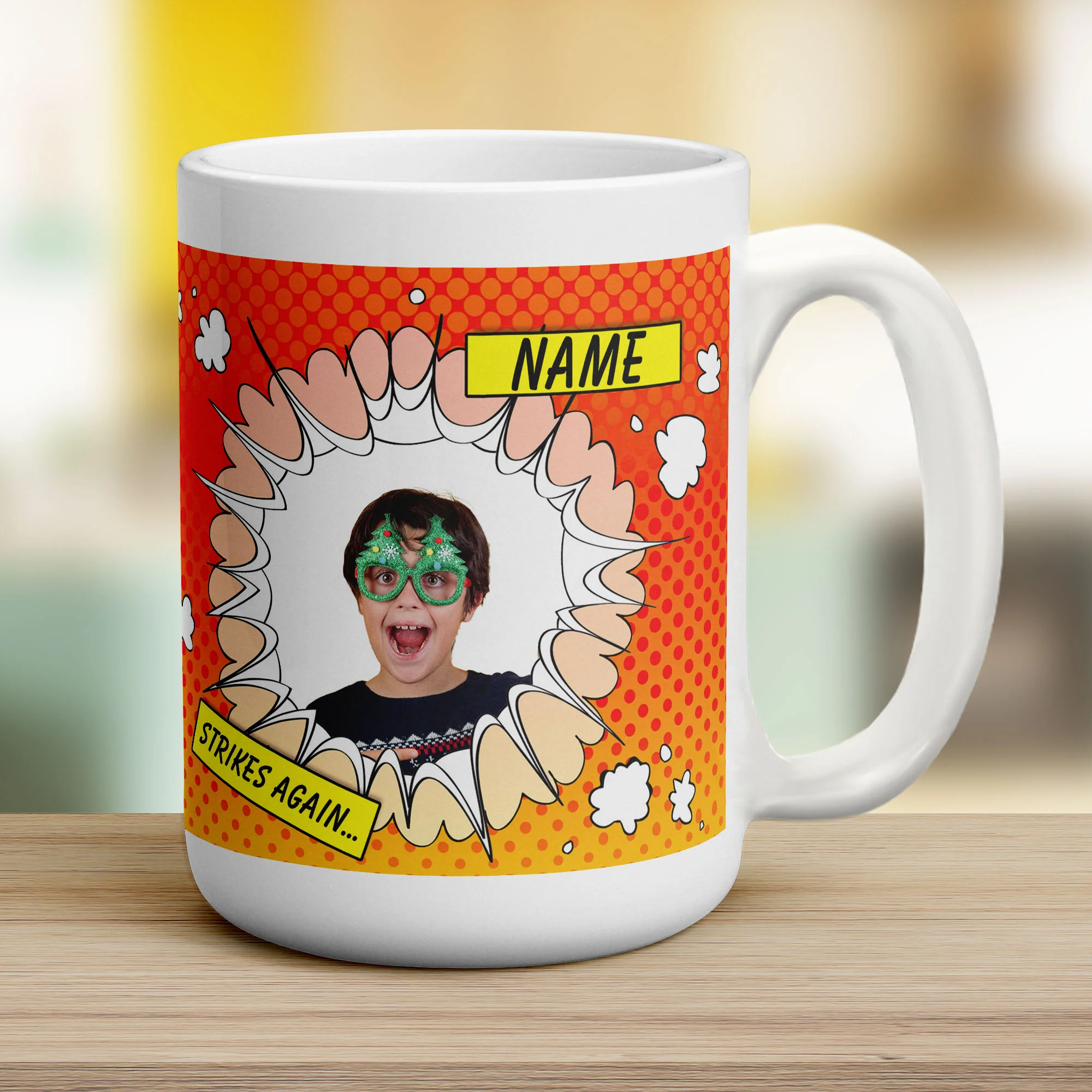 Comic Book Style Novelty Mug - Image 8