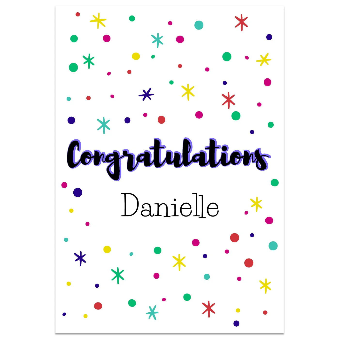 Congratulations Confetti Card