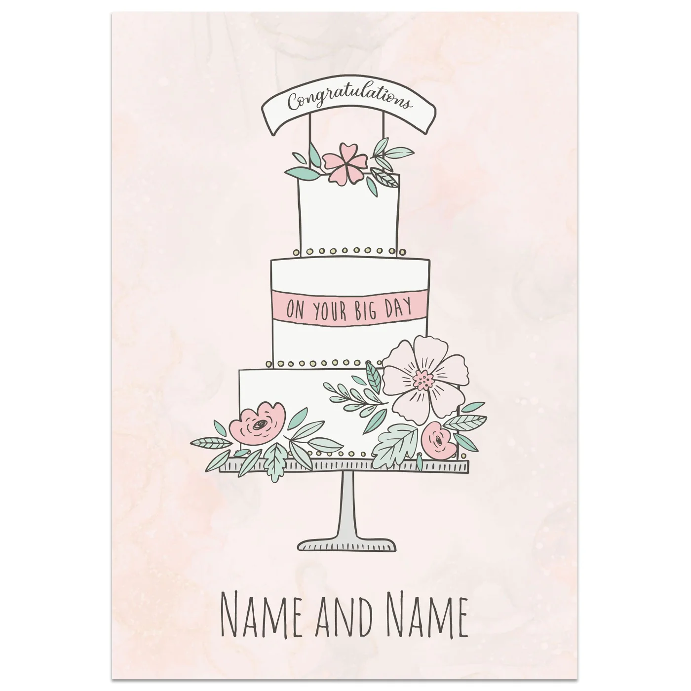 Congratulations on Your Big Day Card