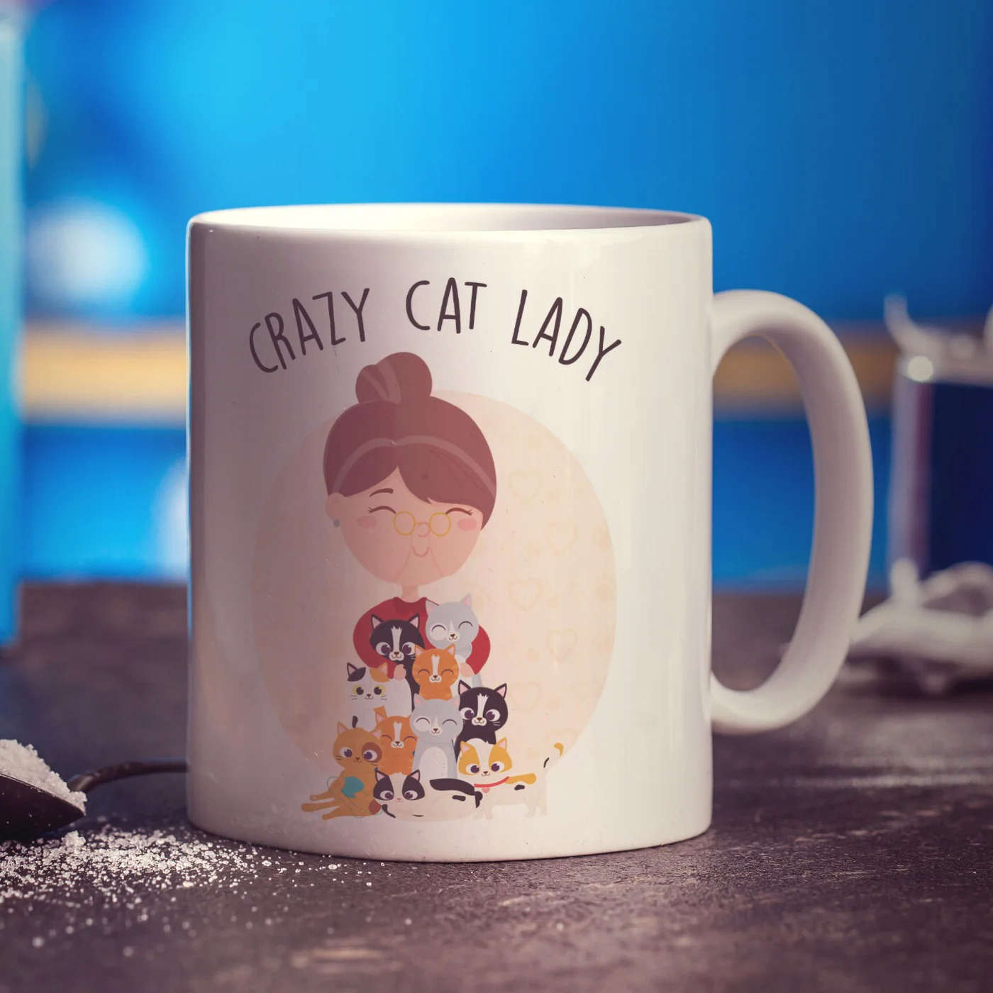 Crazy Cat Lady Mug - Image 3