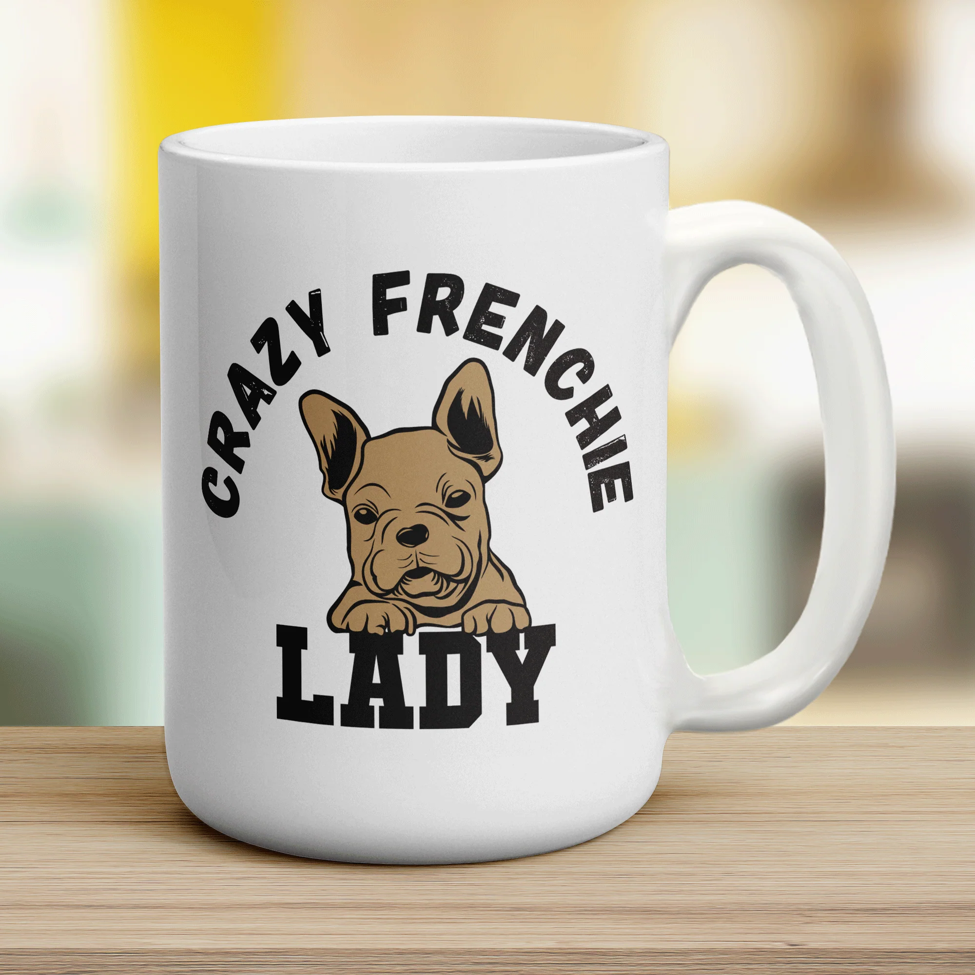 Crazy Frenchie Lady Mug - Image 14