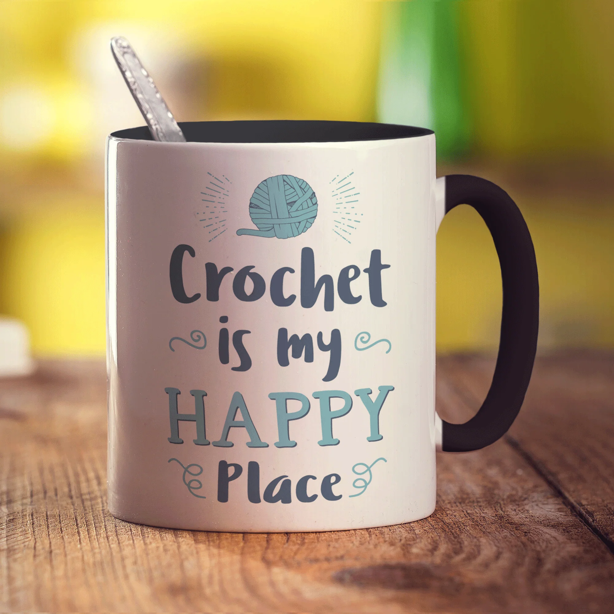 Crochet is My Happy Place Mug - Image 10