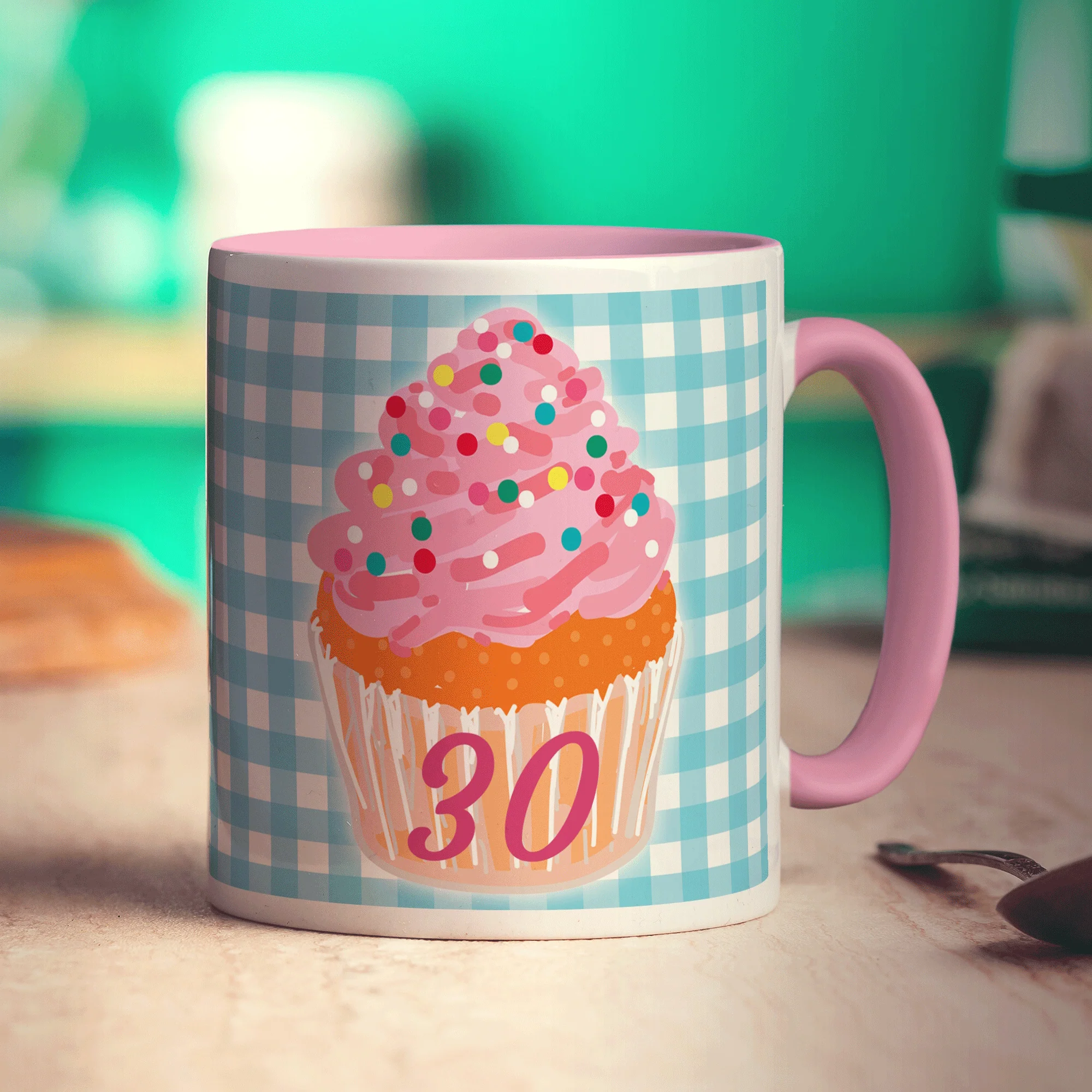Cupcake Birthday Age Mug - Image 13