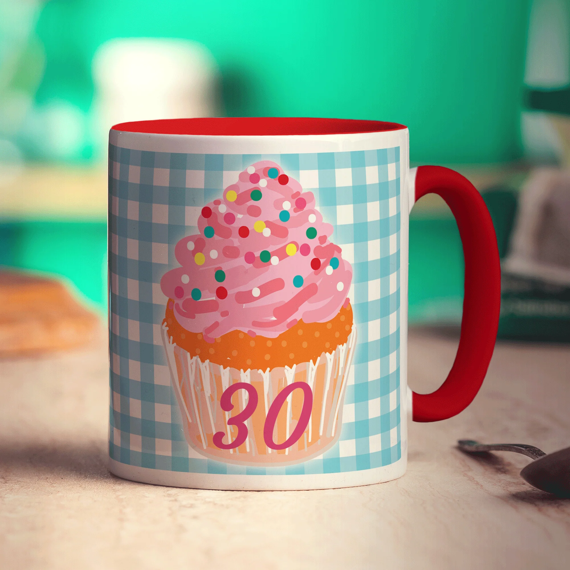 Cupcake Birthday Age Mug - Image 15