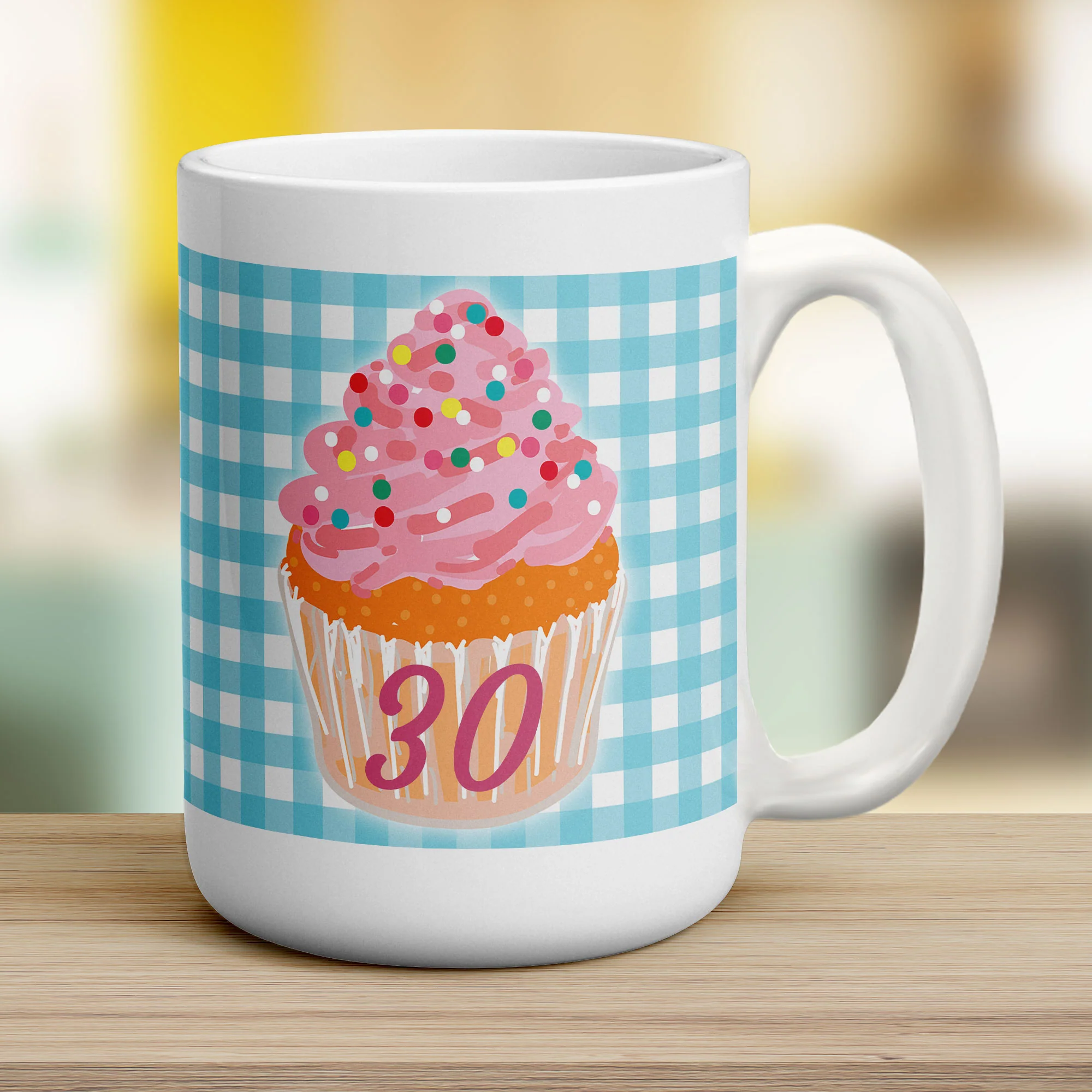 Cupcake Birthday Age Mug - Image 16