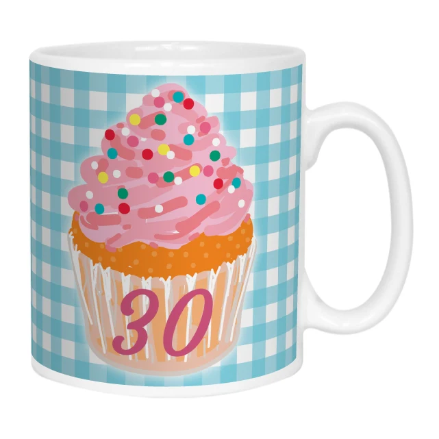 Cupcake Birthday Age Mug - Image 8