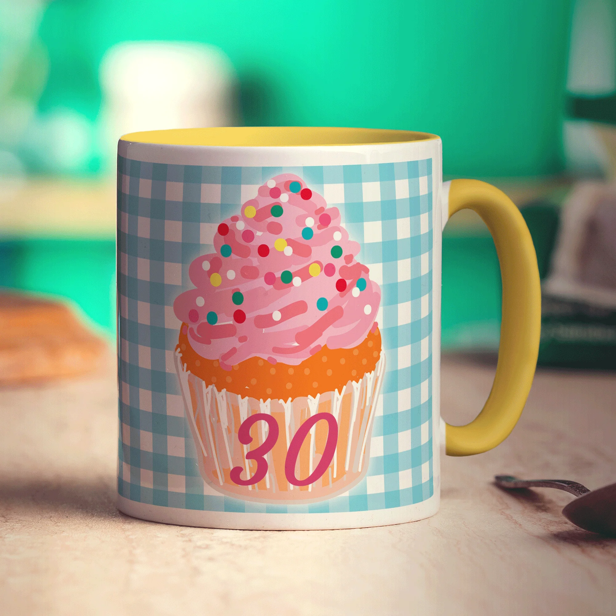 Cupcake Birthday Age Mug - Image 9
