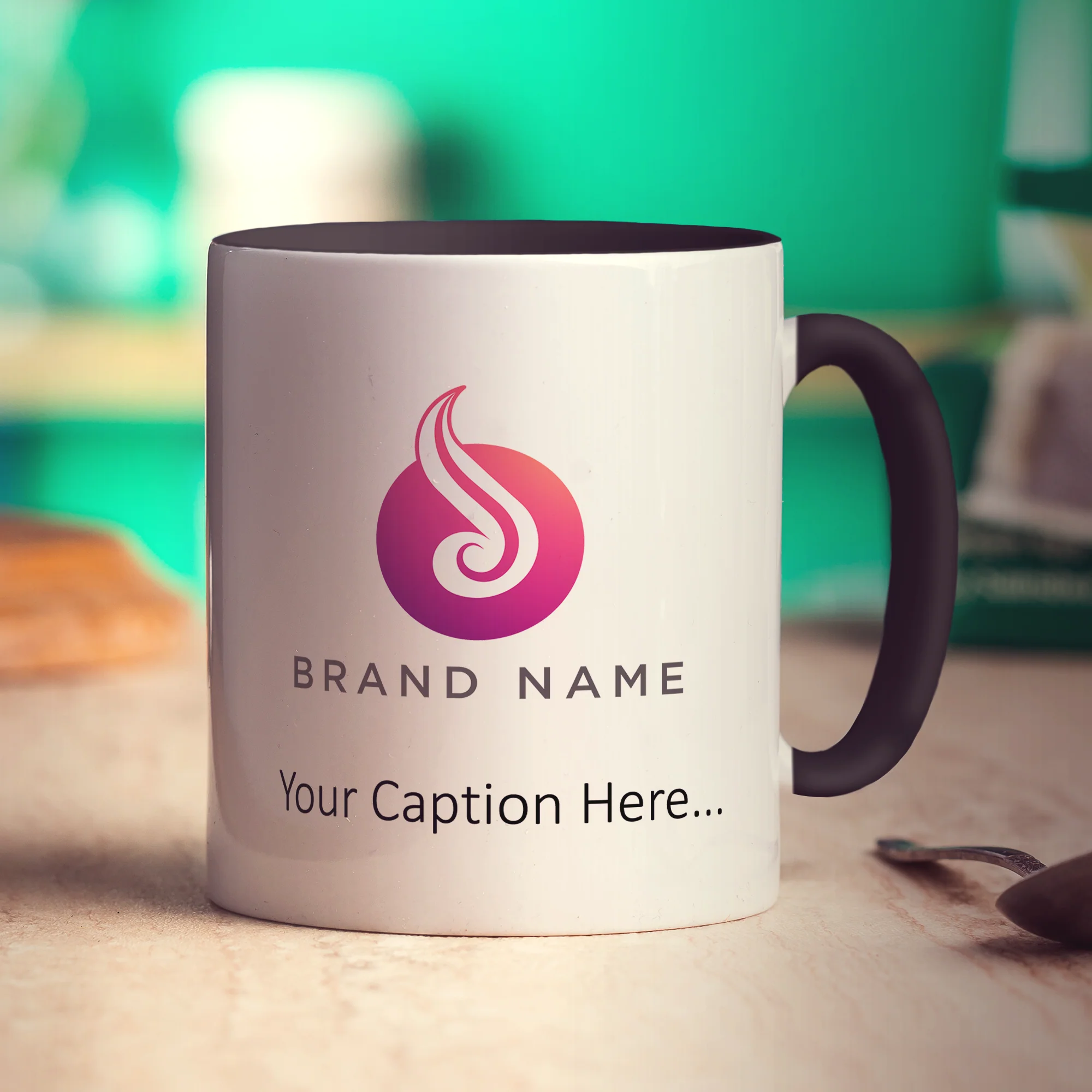 Custom Mug with Printed Logo, Caption & Text - Image 16