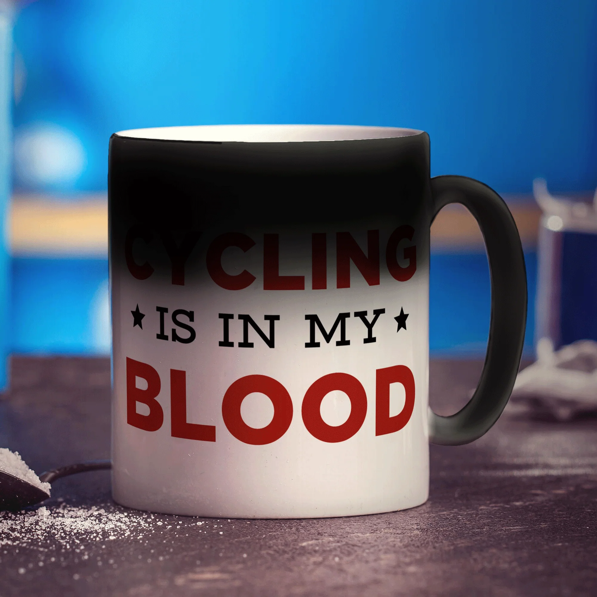 Cycling is in my Blood Mug - Image 6