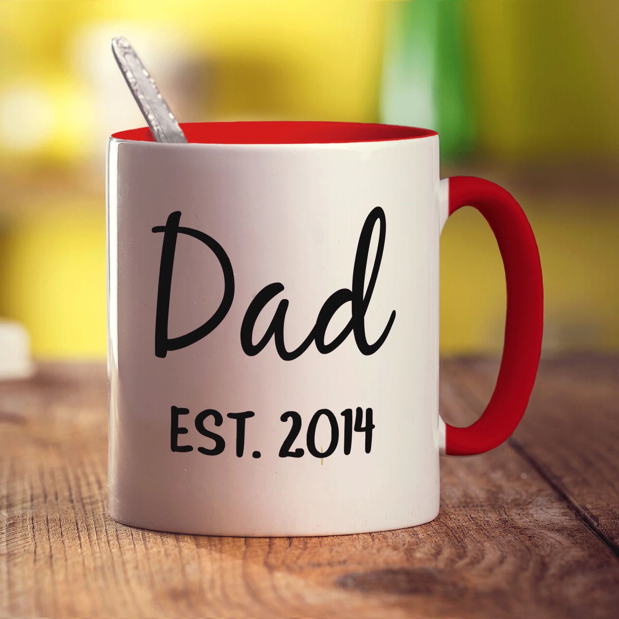Dad Est Photo Mug - Image 10
