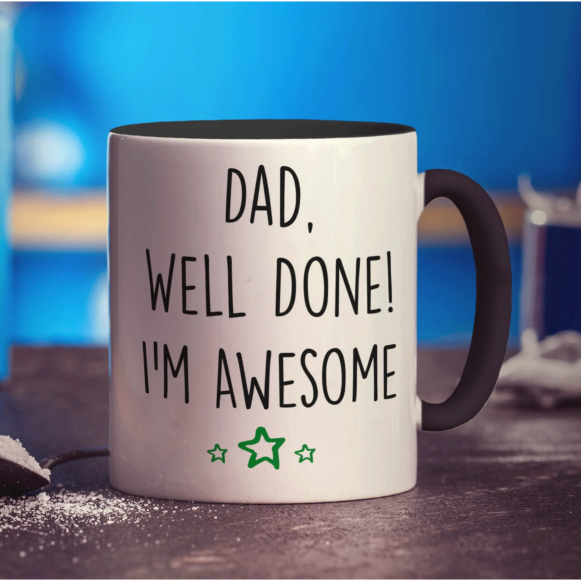 Dad, Well Done! I'm Awesome Mug - Image 10