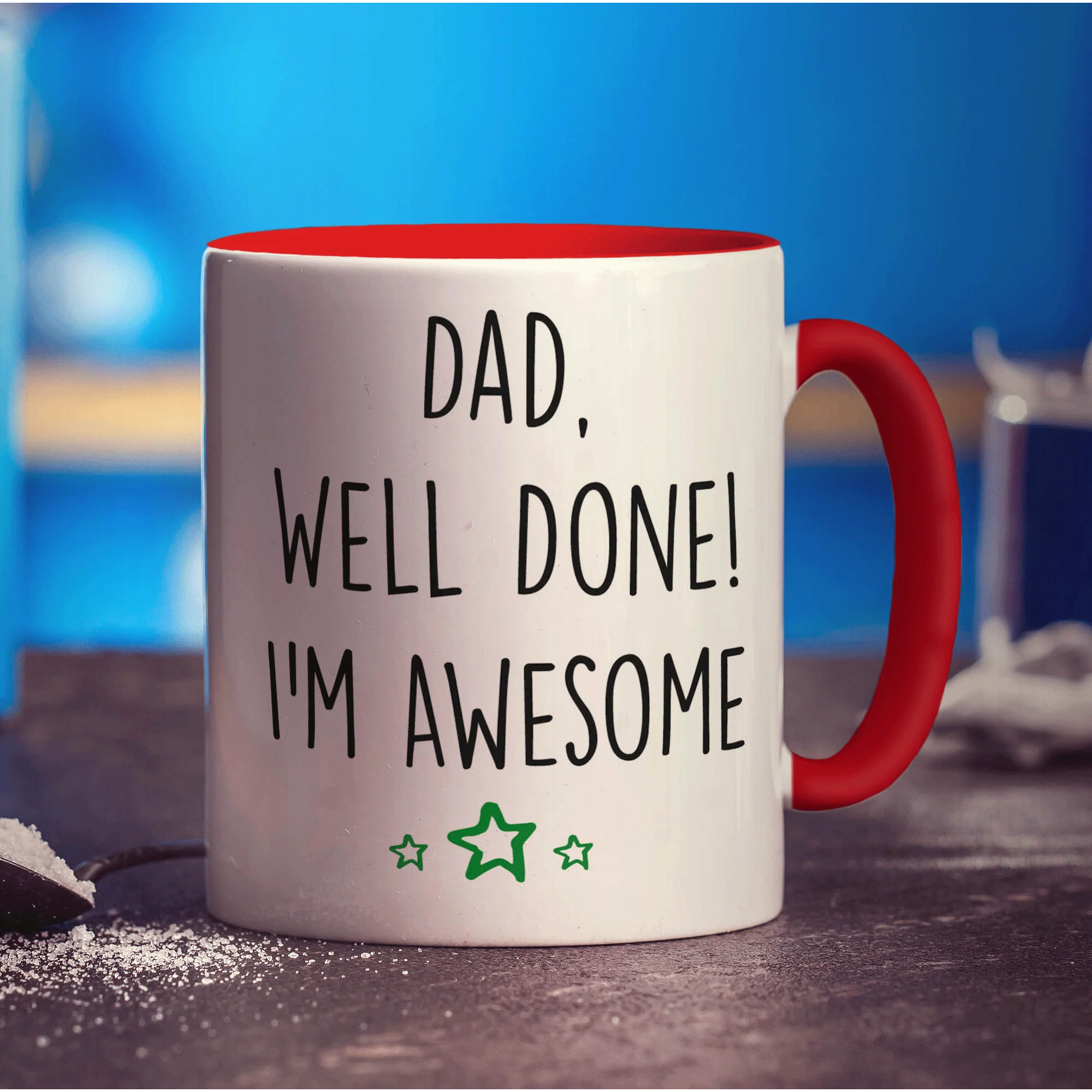 Dad, Well Done! I'm Awesome Mug - Image 11