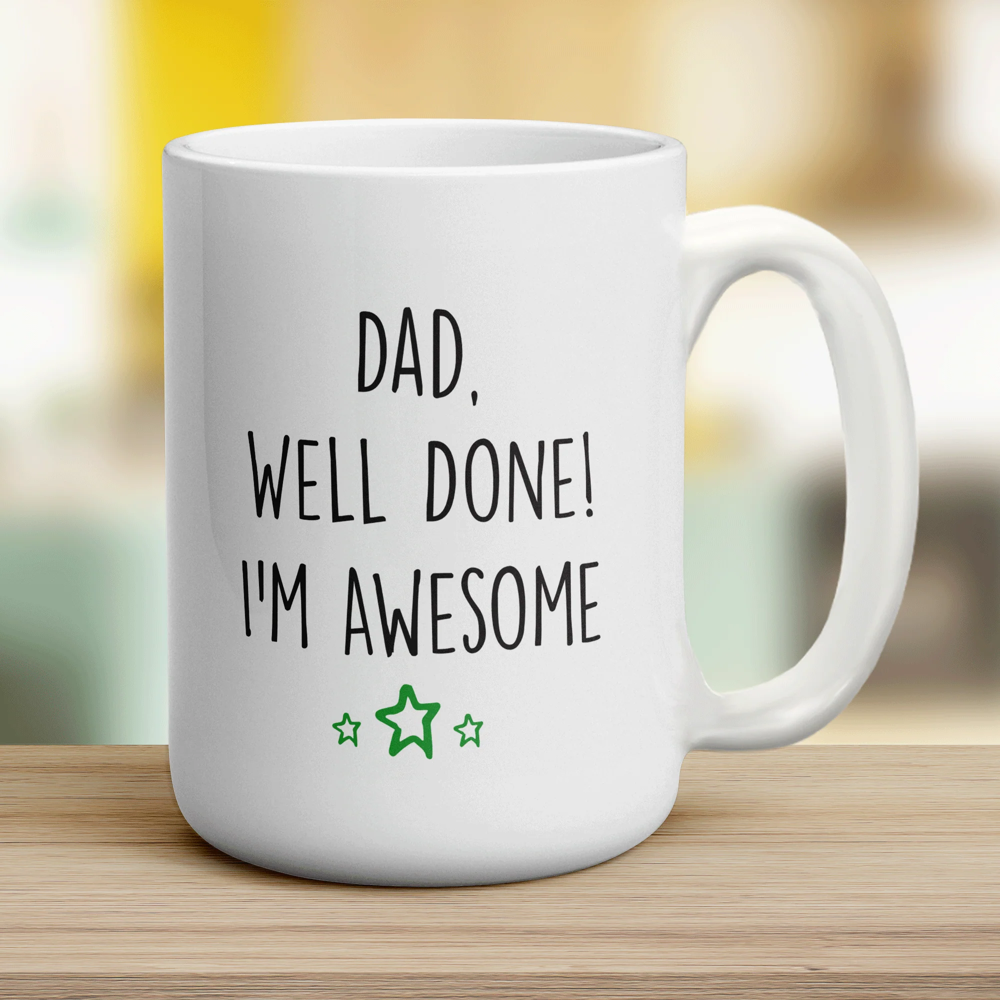 Dad, Well Done! I'm Awesome Mug - Image 12