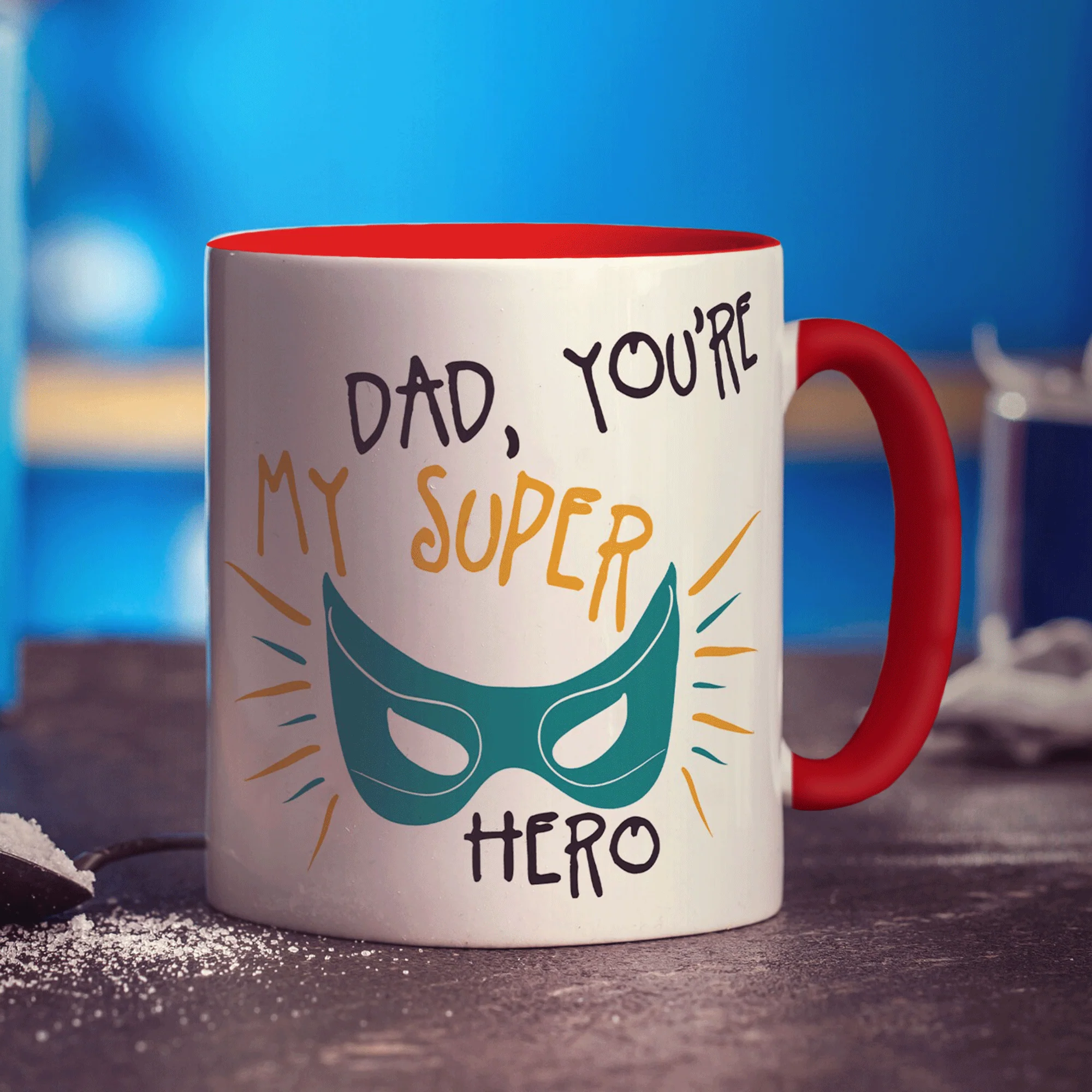 Dad, You're My Superhero Photo Mug - Image 10