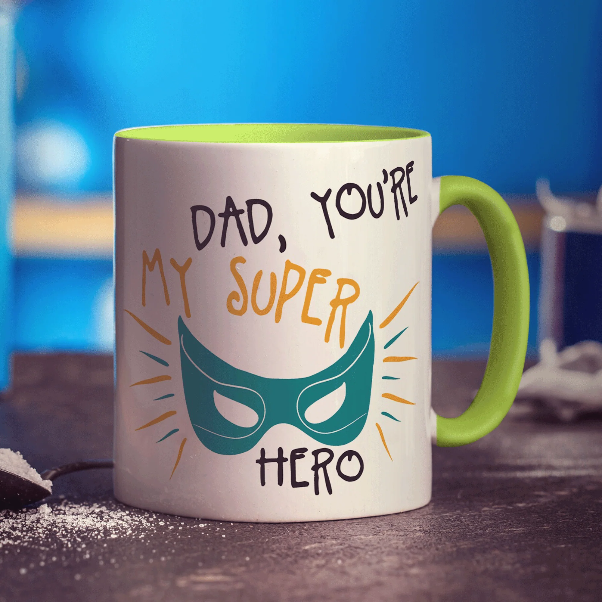 Dad, You're My Superhero Photo Mug - Image 6