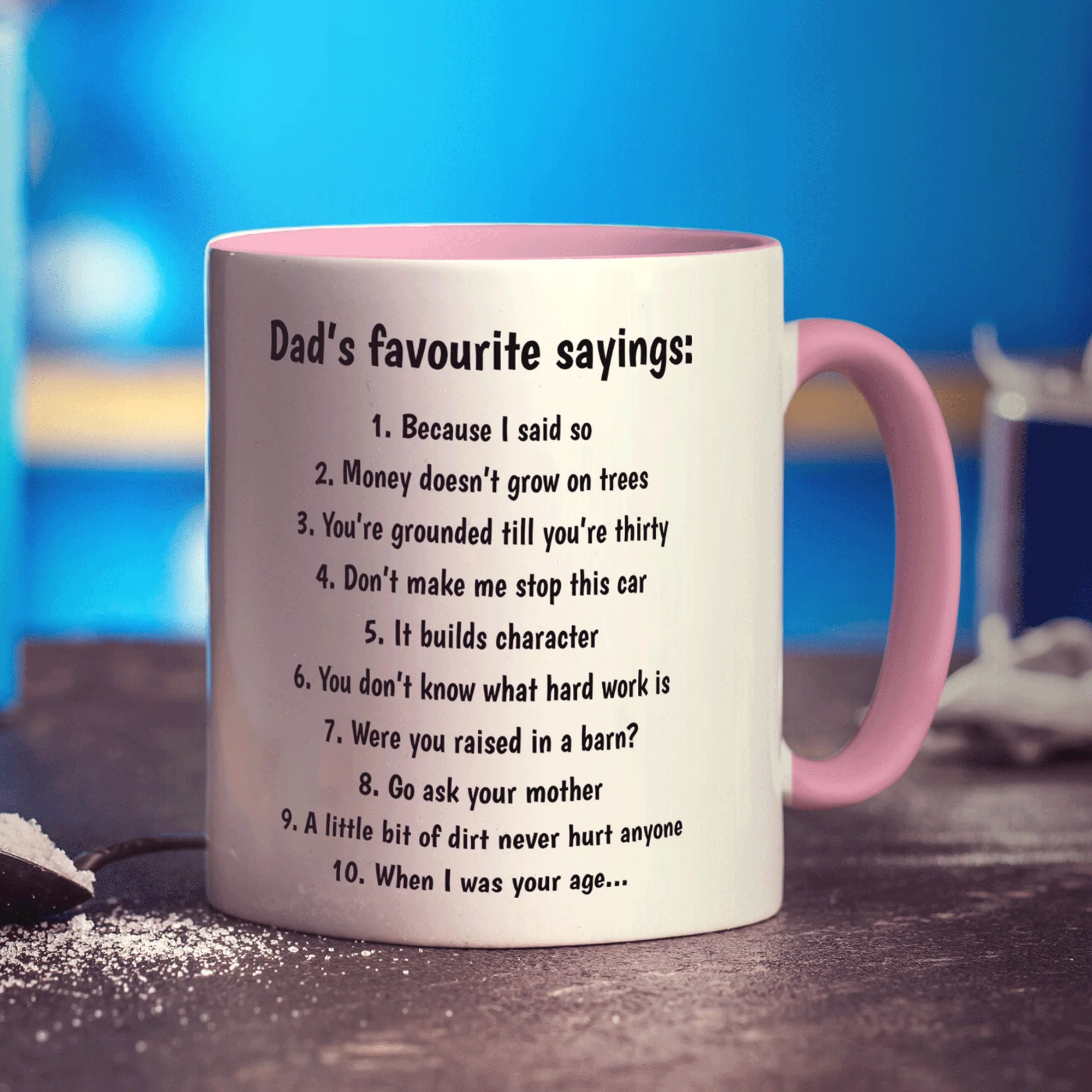 Dad's Favourite Sayings Mug - Image 11