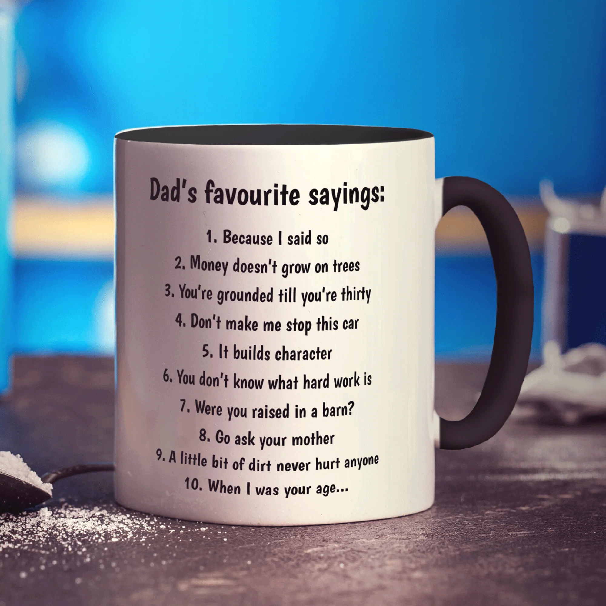 Dad's Favourite Sayings Mug - Image 12