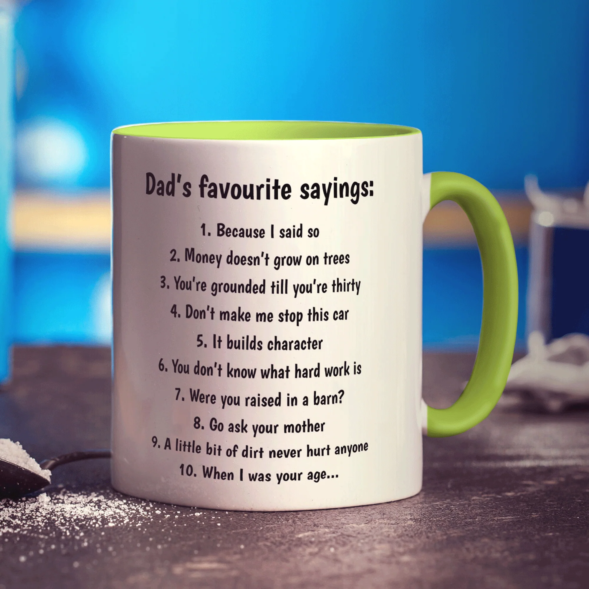 Dad's Favourite Sayings Mug - Image 9