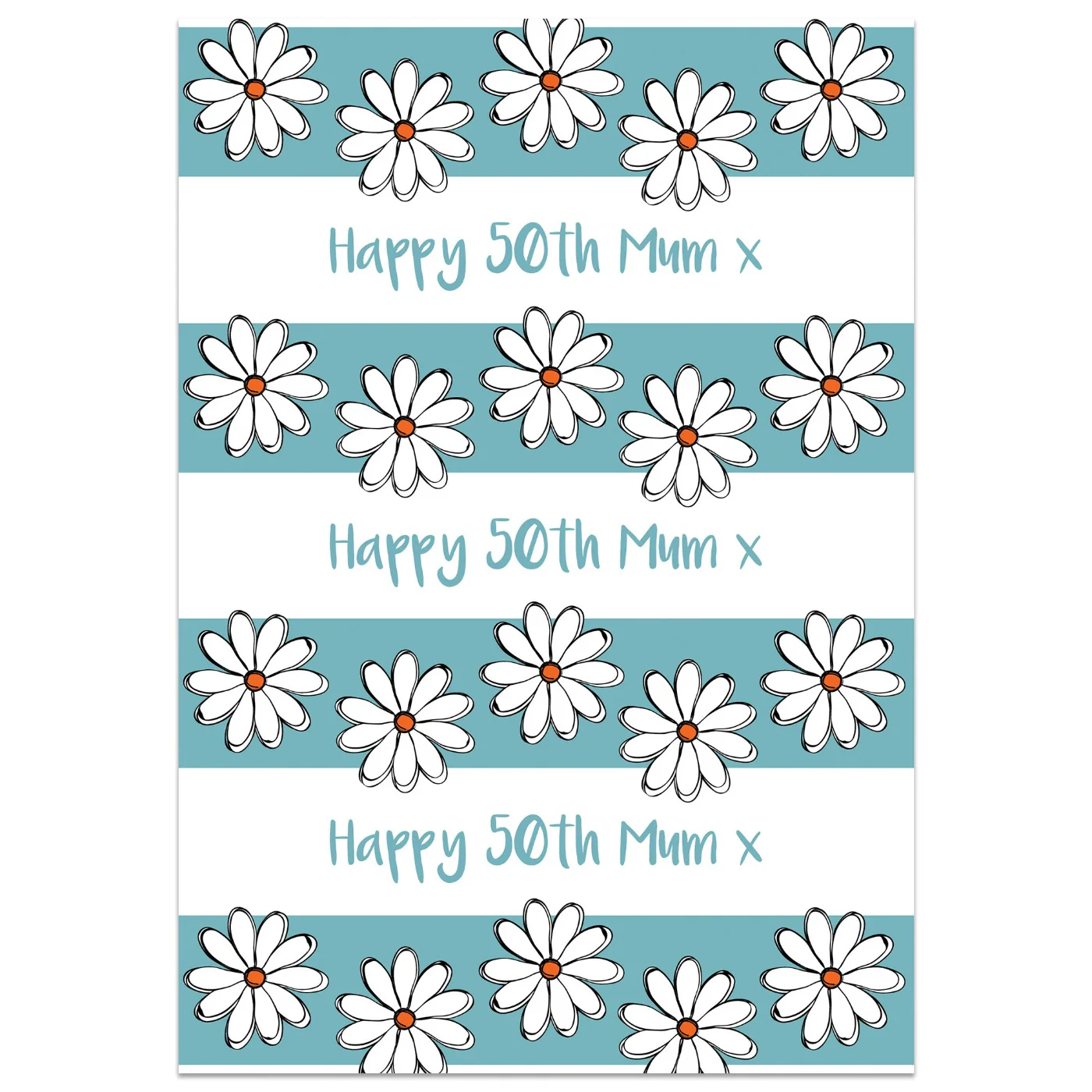 Daisy Personalised Birthday Card