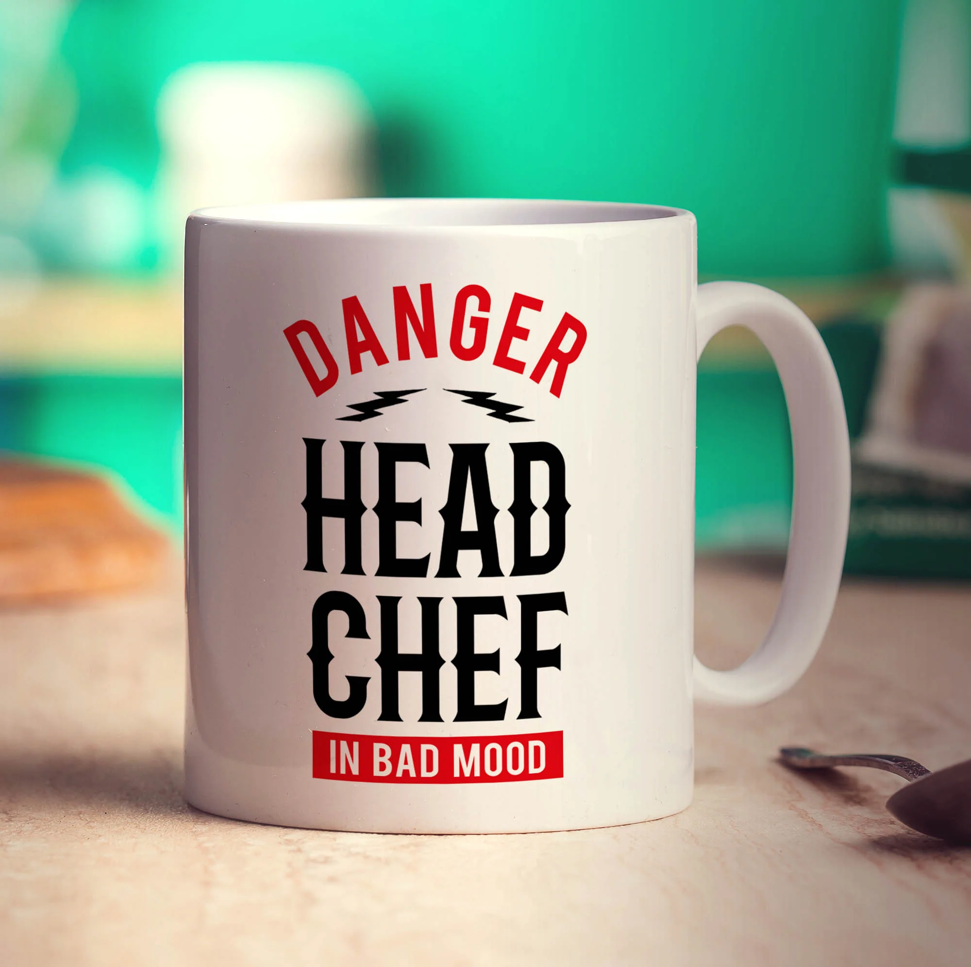 Danger Head Chef in Bad Mood Mug - Image 3