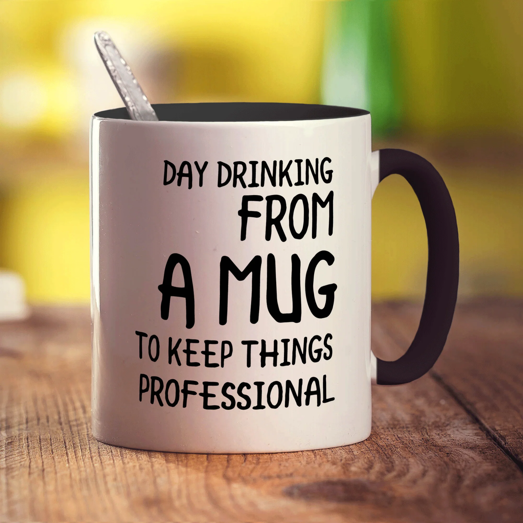 Day Drinking From a Mug to Keep Things Professional Mug - Image 10