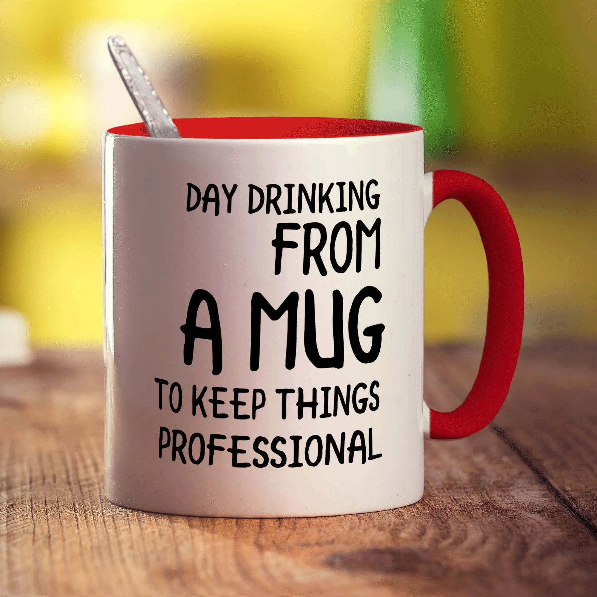 Day Drinking From a Mug to Keep Things Professional Mug - Image 11