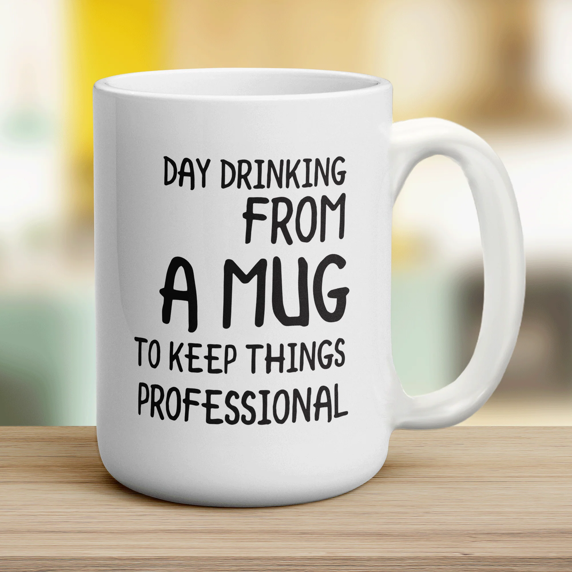 Day Drinking From a Mug to Keep Things Professional Mug - Image 12